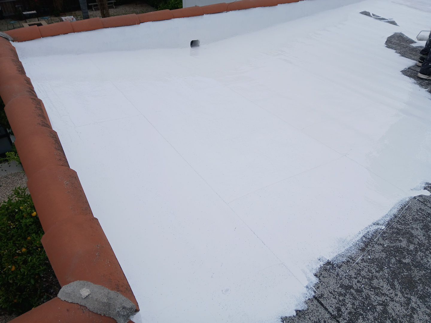 Tile Reset & Silicone Coating using American Standard Coatings Silicone-S by Hull Brothers Roofing