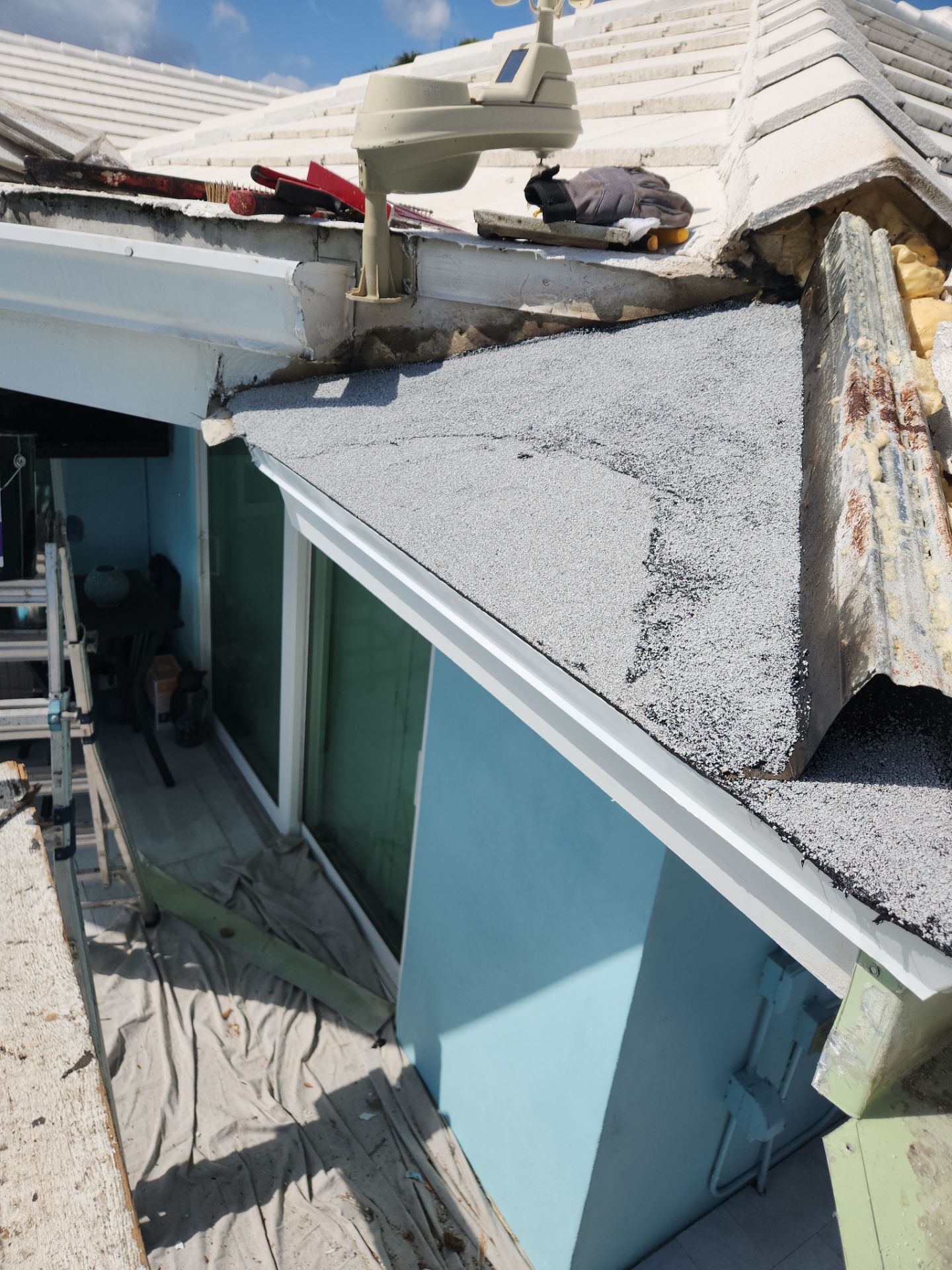 Concrete Tile Roof and Fascia Board Repair in Boca Raton by Aastro Roofing