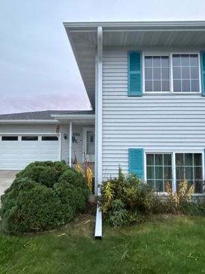 232 Feet of 5-Inch Seamless Gutter Installation – Osakis, MN