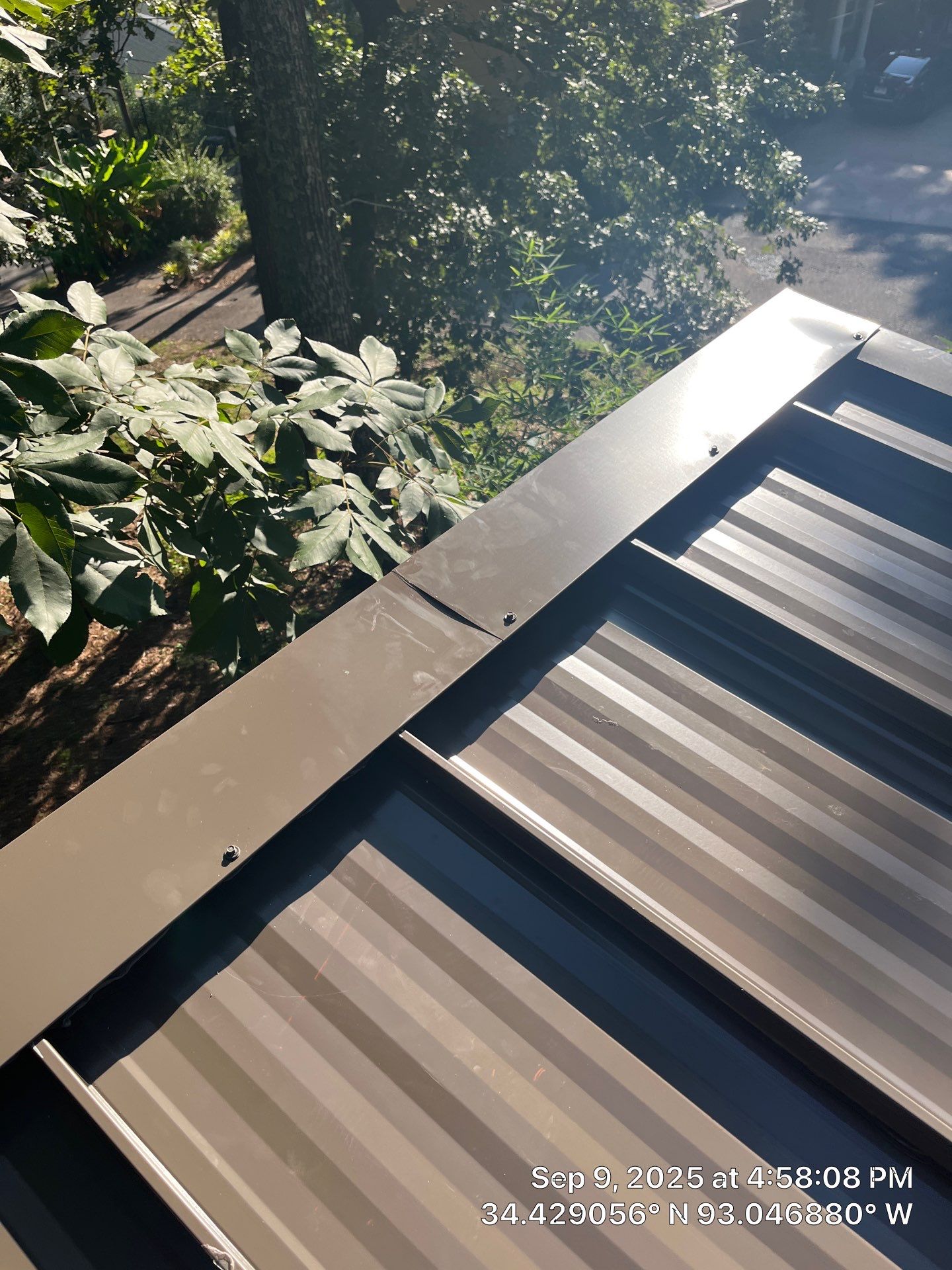 Standing Seam Metal Roof and Gutter Installation in Hot Springs by Temple Roofing and Exteriors