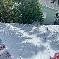 24ga 1.5" Mechanical Seam Regal White  by Total Roofing System The Metal Roof Experts