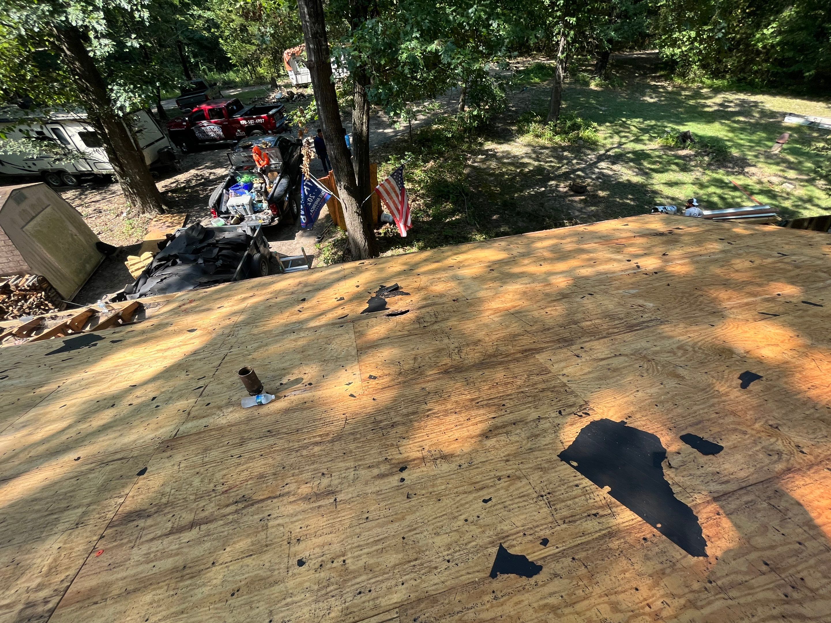 Residential Metal Roof Replacement using Reed's Metals: 29 GA. Colored Residential Panel by Hostetler Roofing