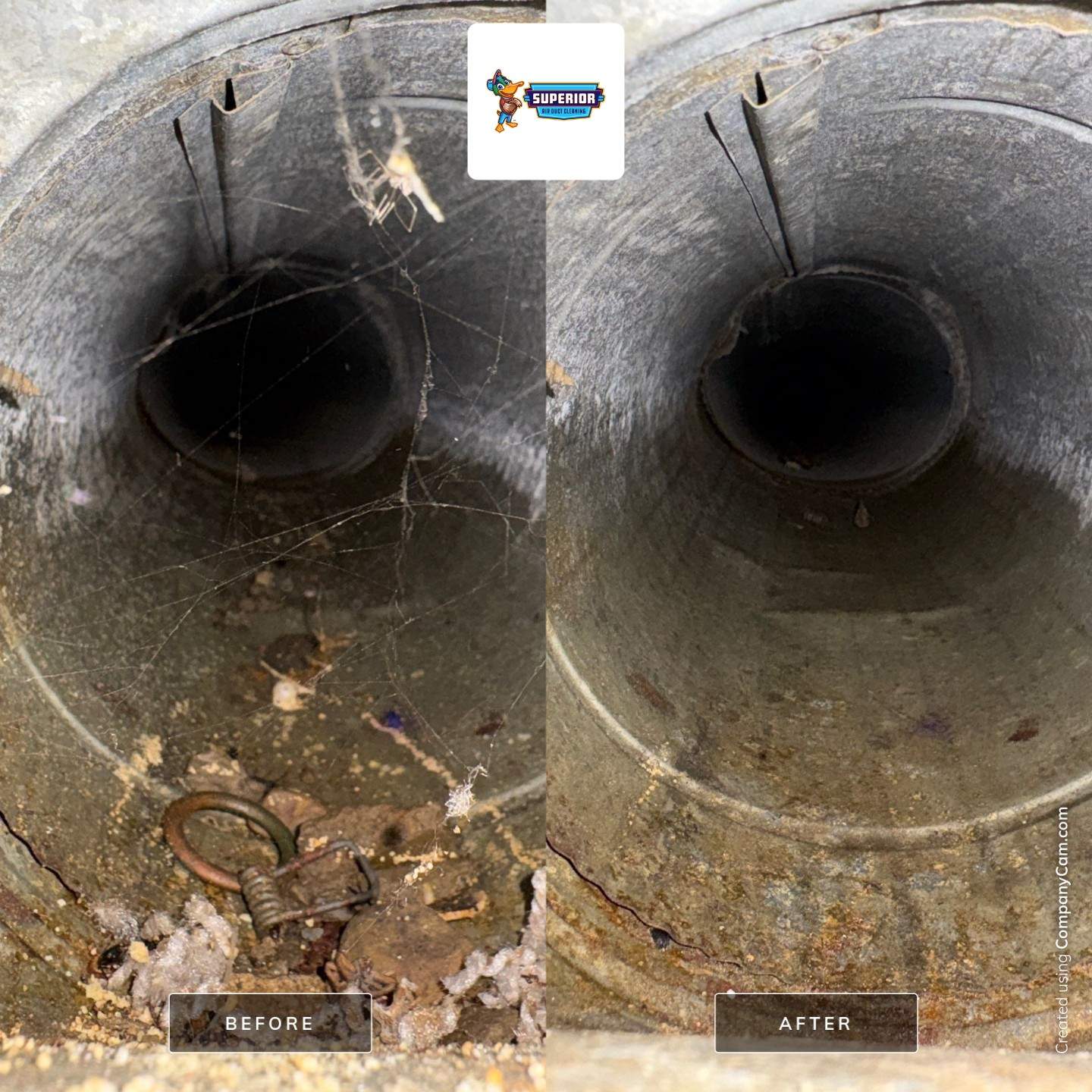 Air Duct Cleaning With a Vacuum Truck in Berlin Center, OH by Superior Air Duct Cleaning