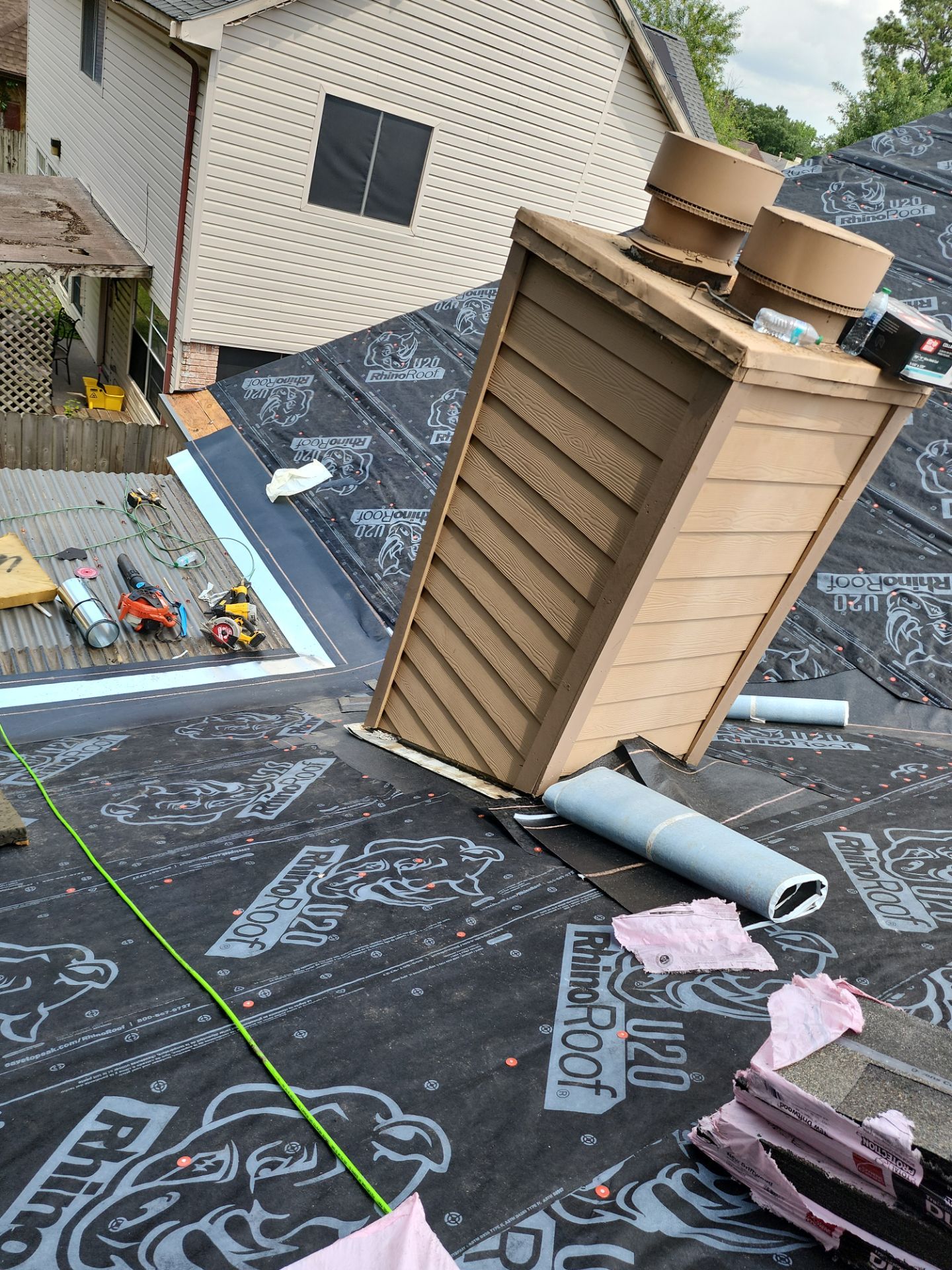 Residential Roofing Repair using Owen's Corning Duration (Lifetime) Shingles by Roof Repair Company