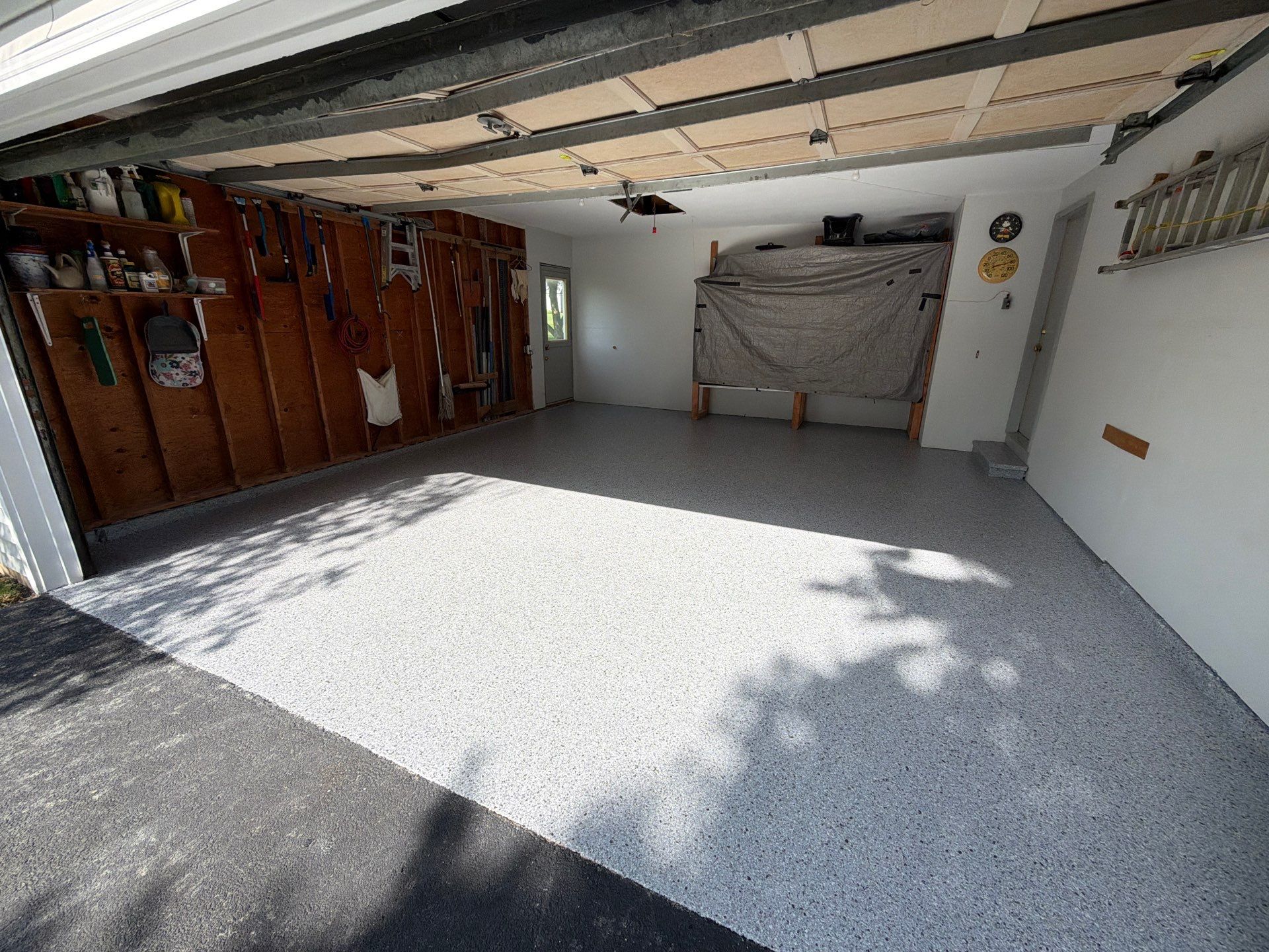 Vintage Silverado Garage Coating by NG Masonry & Construction LLC