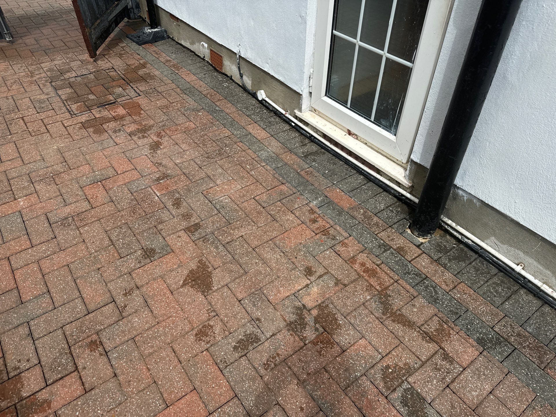 Driveway And Patio Clean using Honda 21lt High Pressure Machine by Ges Exterior Cleaning ltd