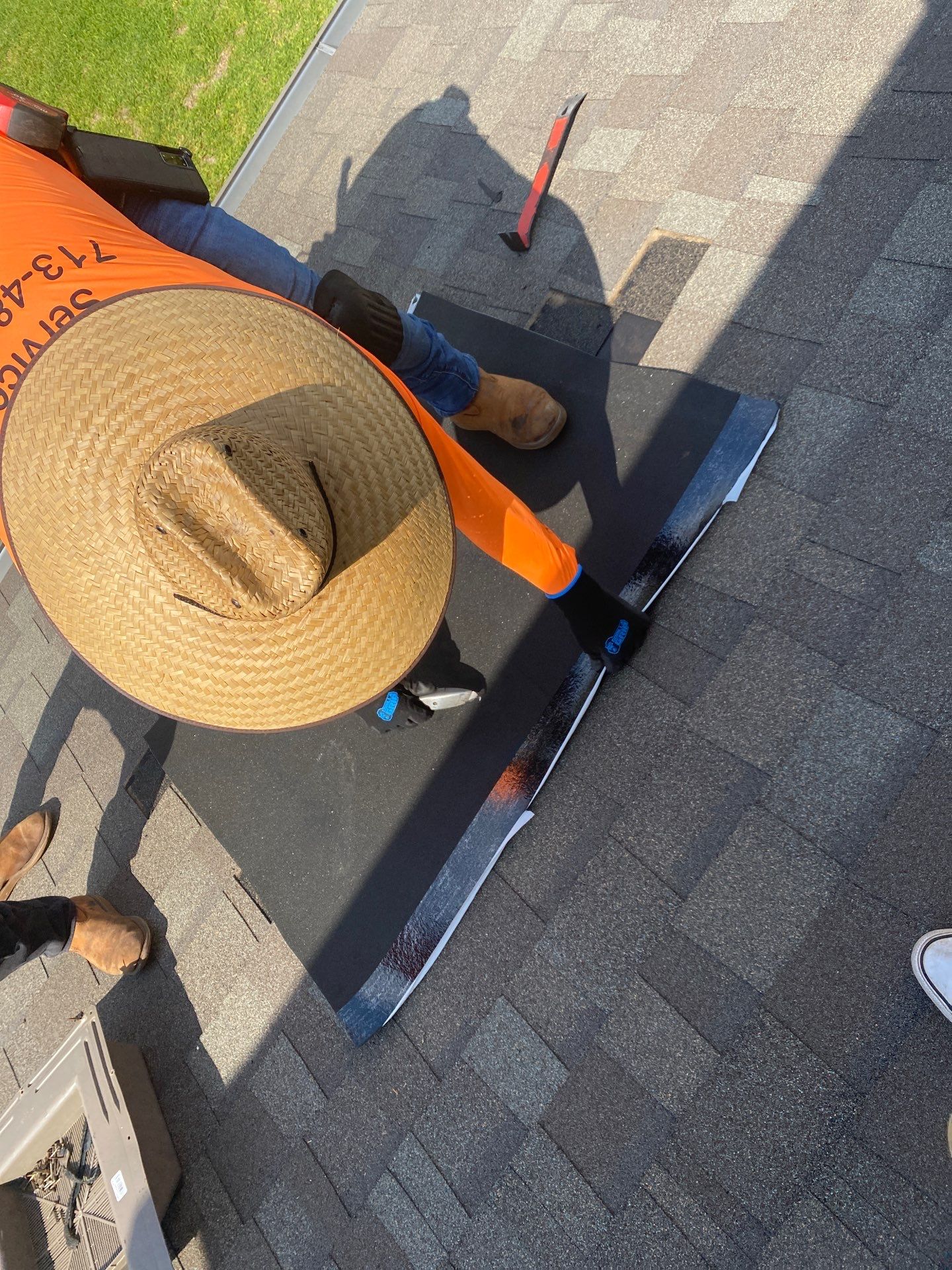 Hail Damage using Owen's Corning Duration (Lifetime) Shingles by Roof Repair Company