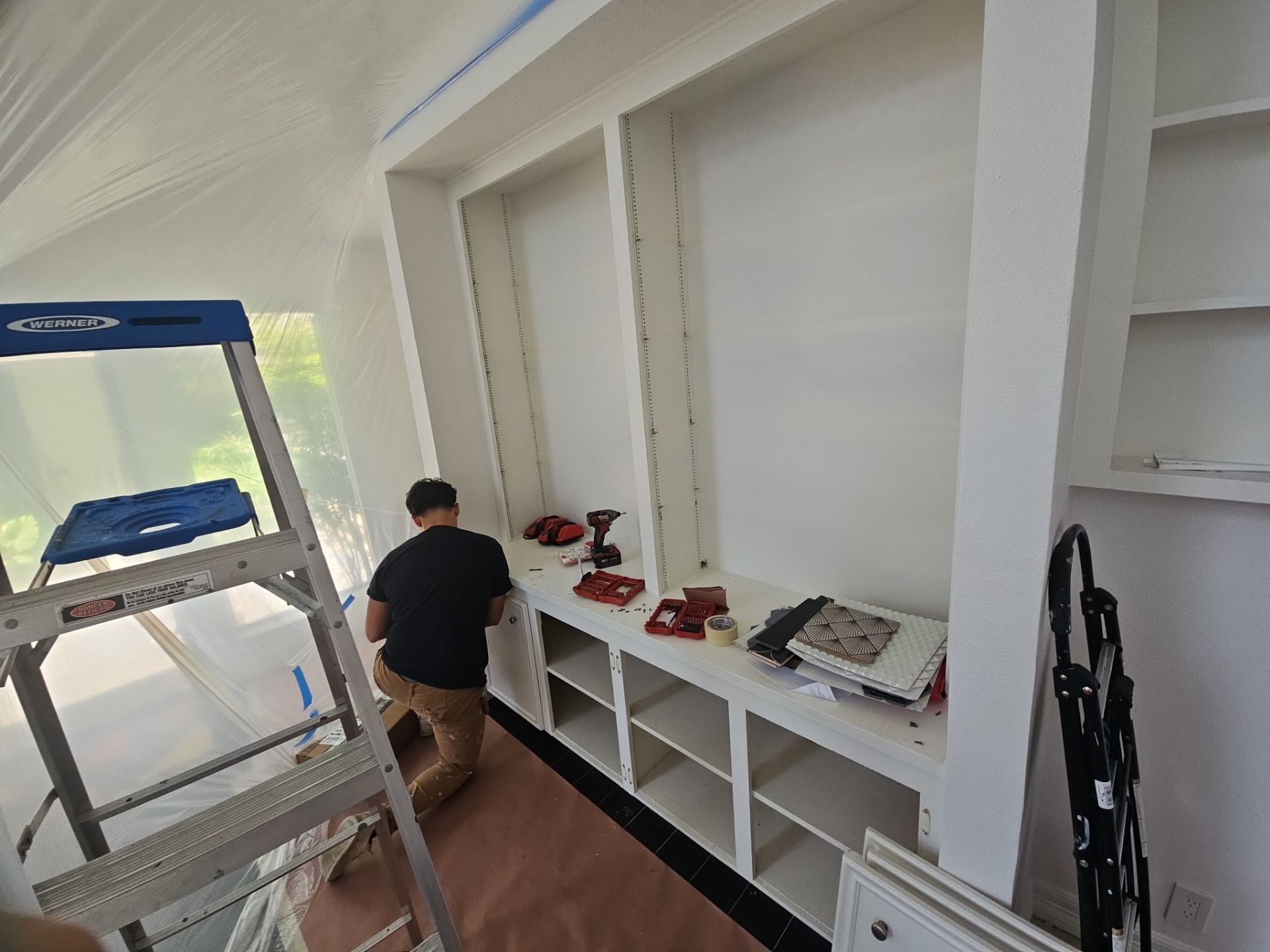 Custom Home Bar & Built-In Cabinet Remodel by Majesty Construction