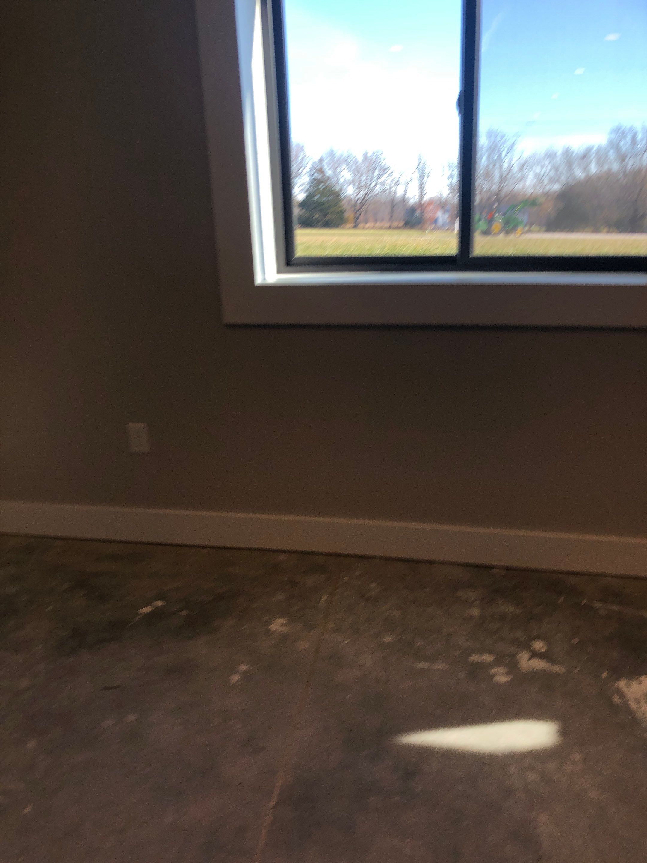 Louisburg, KS -- Basement Polish using Grey Stain by Big Red Decorative Concrete, LLC