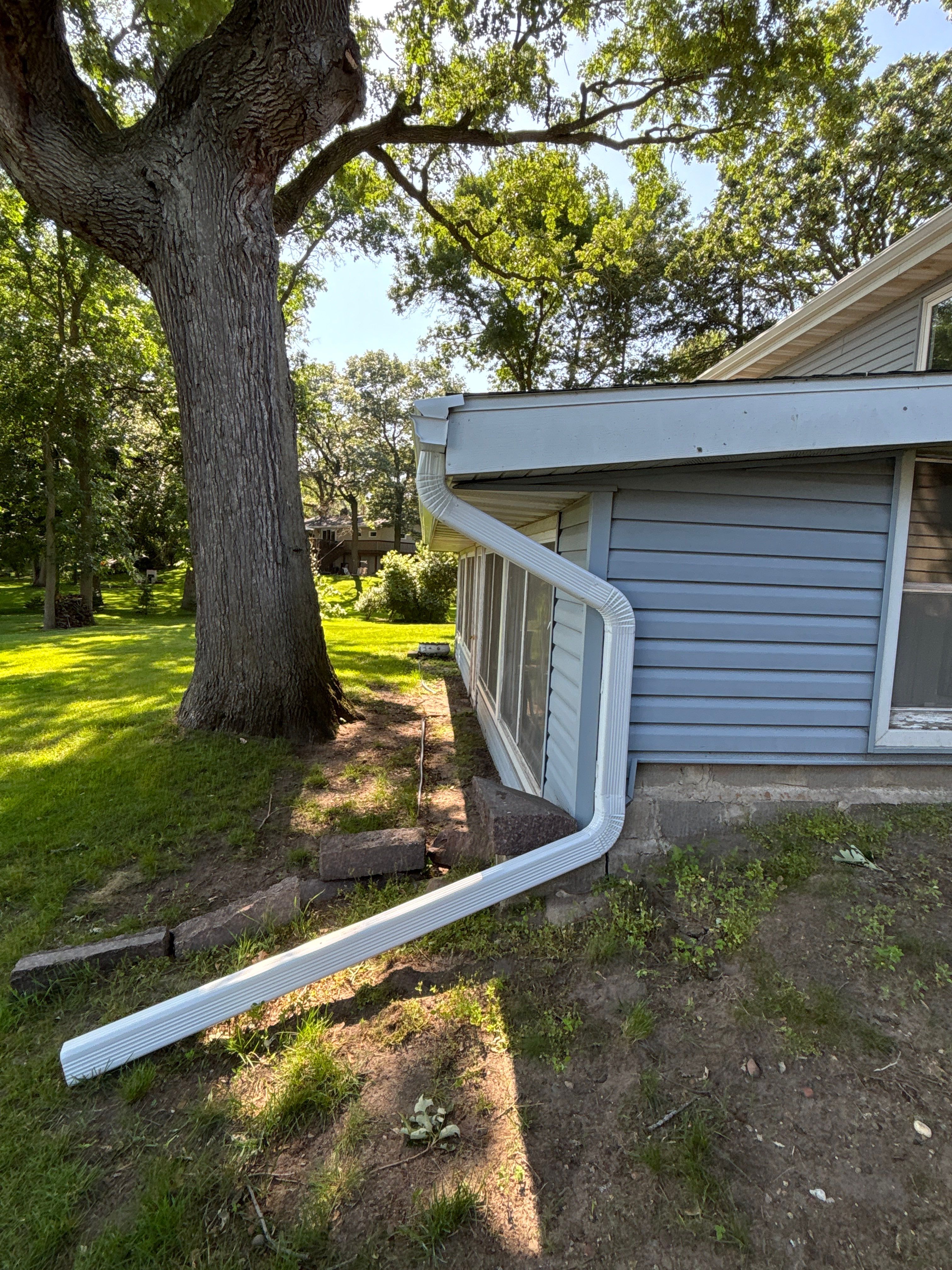 5" Gutters + Leaf Sentry Protection – Clear Lake, MN by Next Level Seamless Gutters / Exteriors Inc.