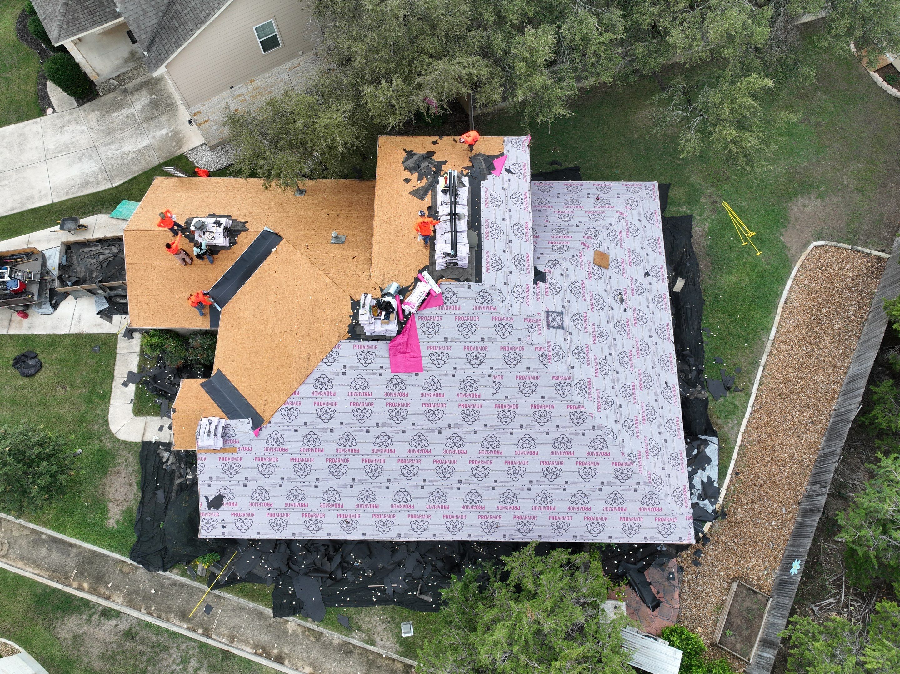 Residential Roof Replacement using Owens Corning Duration Shingles - Onyx Black by Premier Roofing and Contracting