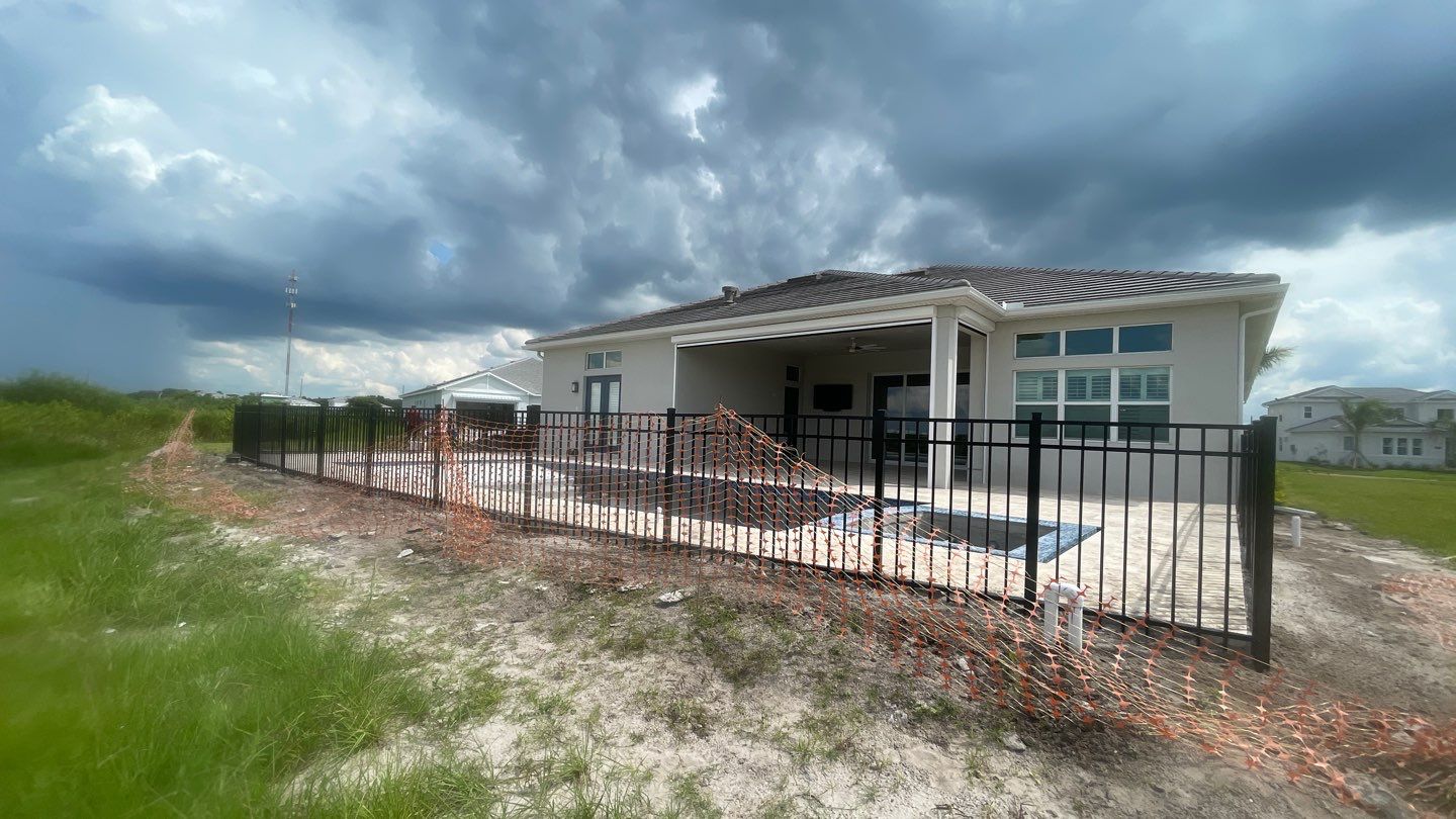 Aluminum Fence Installation using 3 Rail Aluminum Fence by Asap fence and gates, LLC