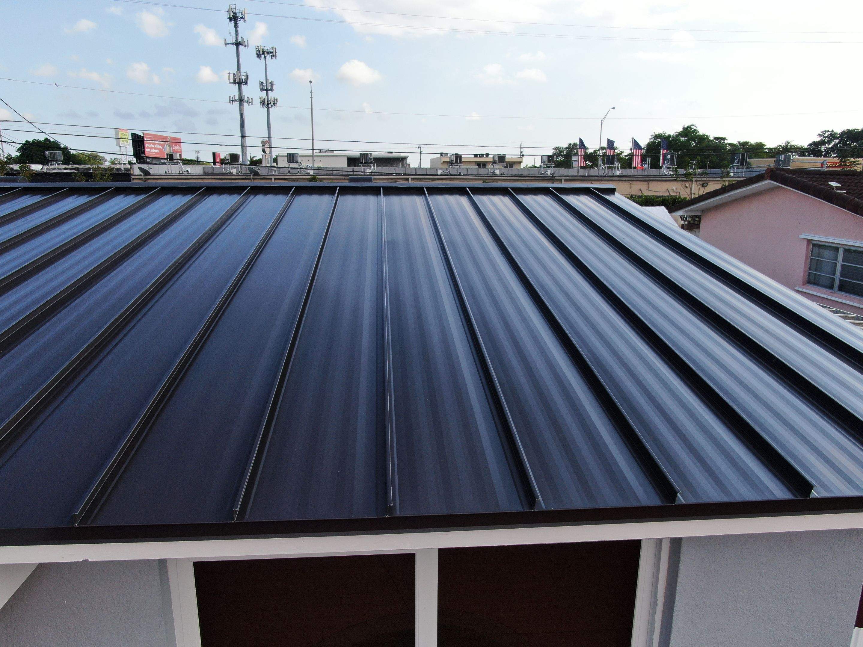 Metal Roof - Galvalume - Dark Bronze by Istueta Roofing