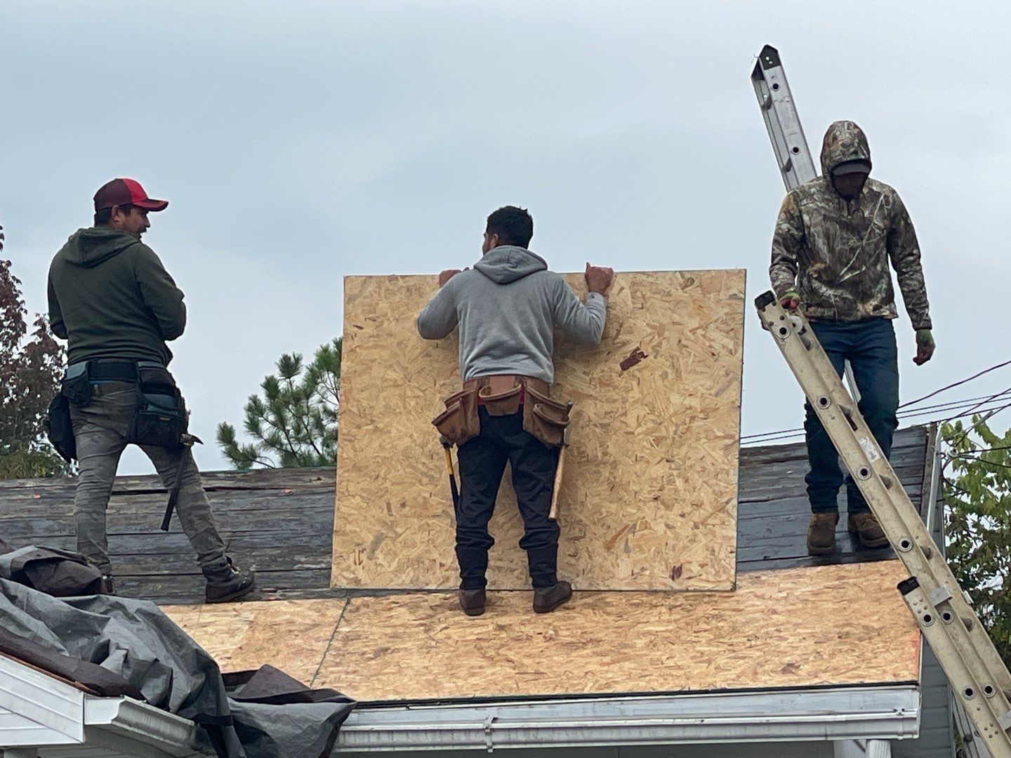 Residential Roofing Installation using Titan Thunderstorm Gray by Storm Contracting 