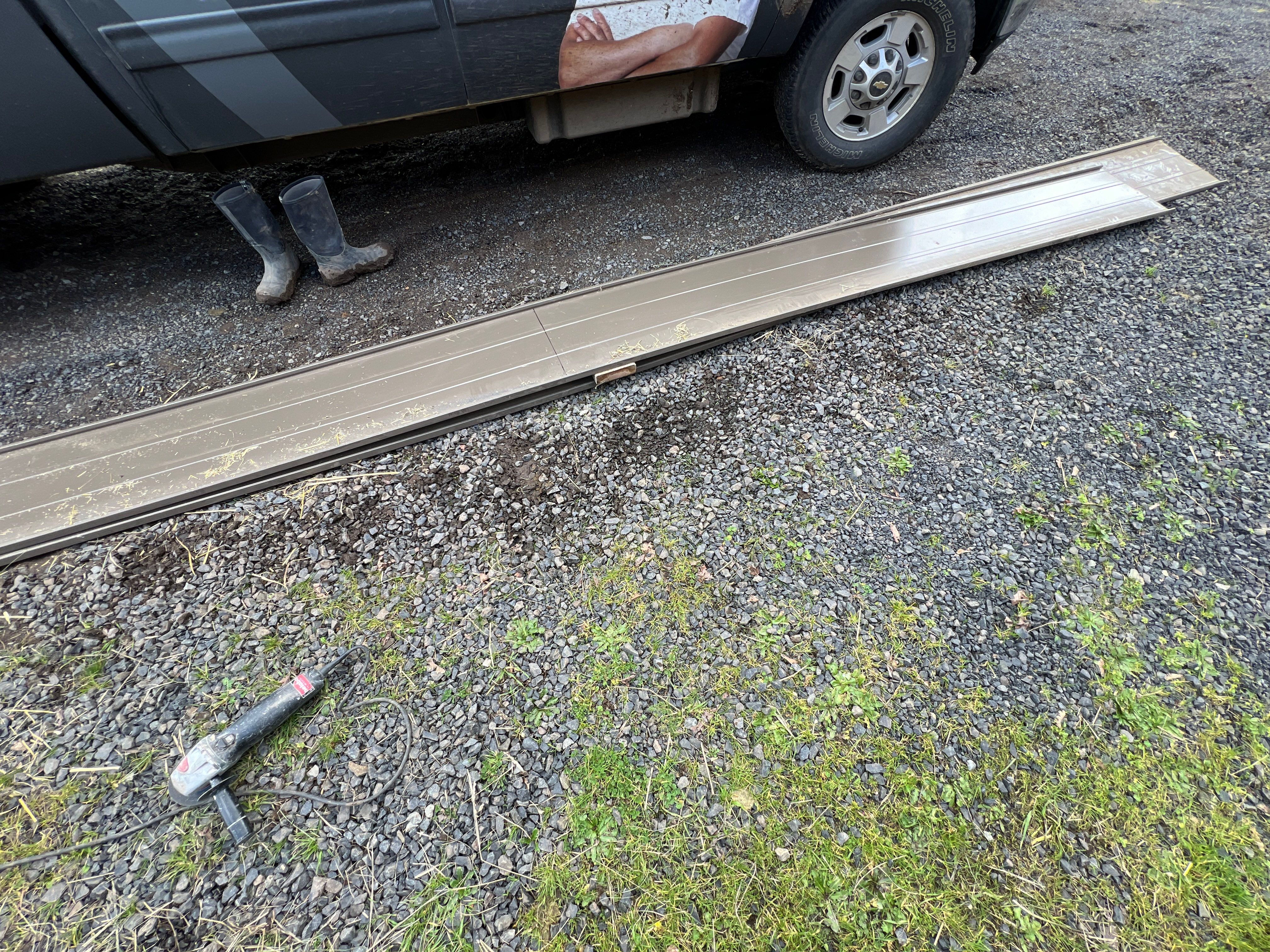 Shed Cover using Pressure Treated Posts by Villegas Remodeling, LLC