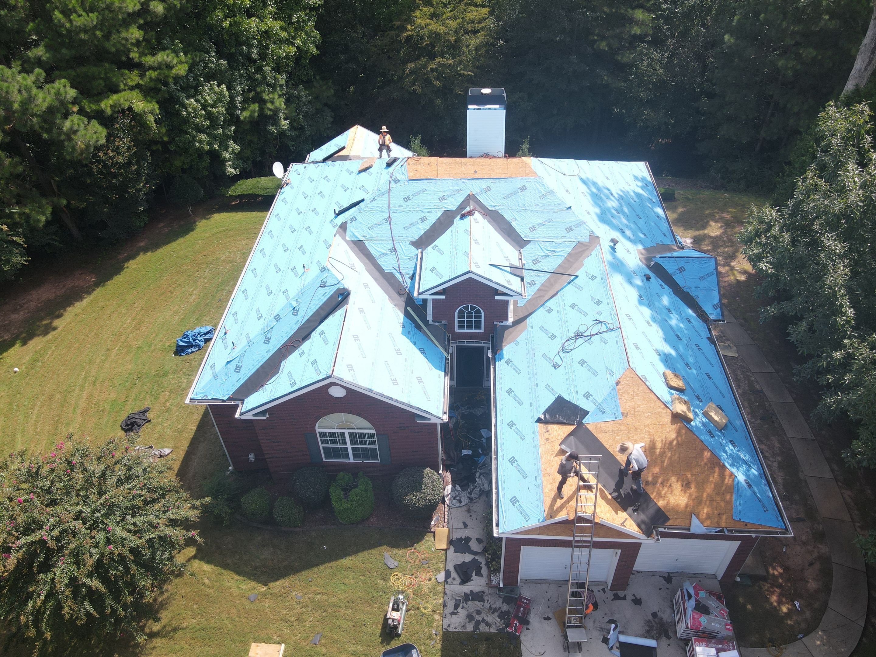 Residential Roofing Installation using GAF by Inspector Roofing and Restoration