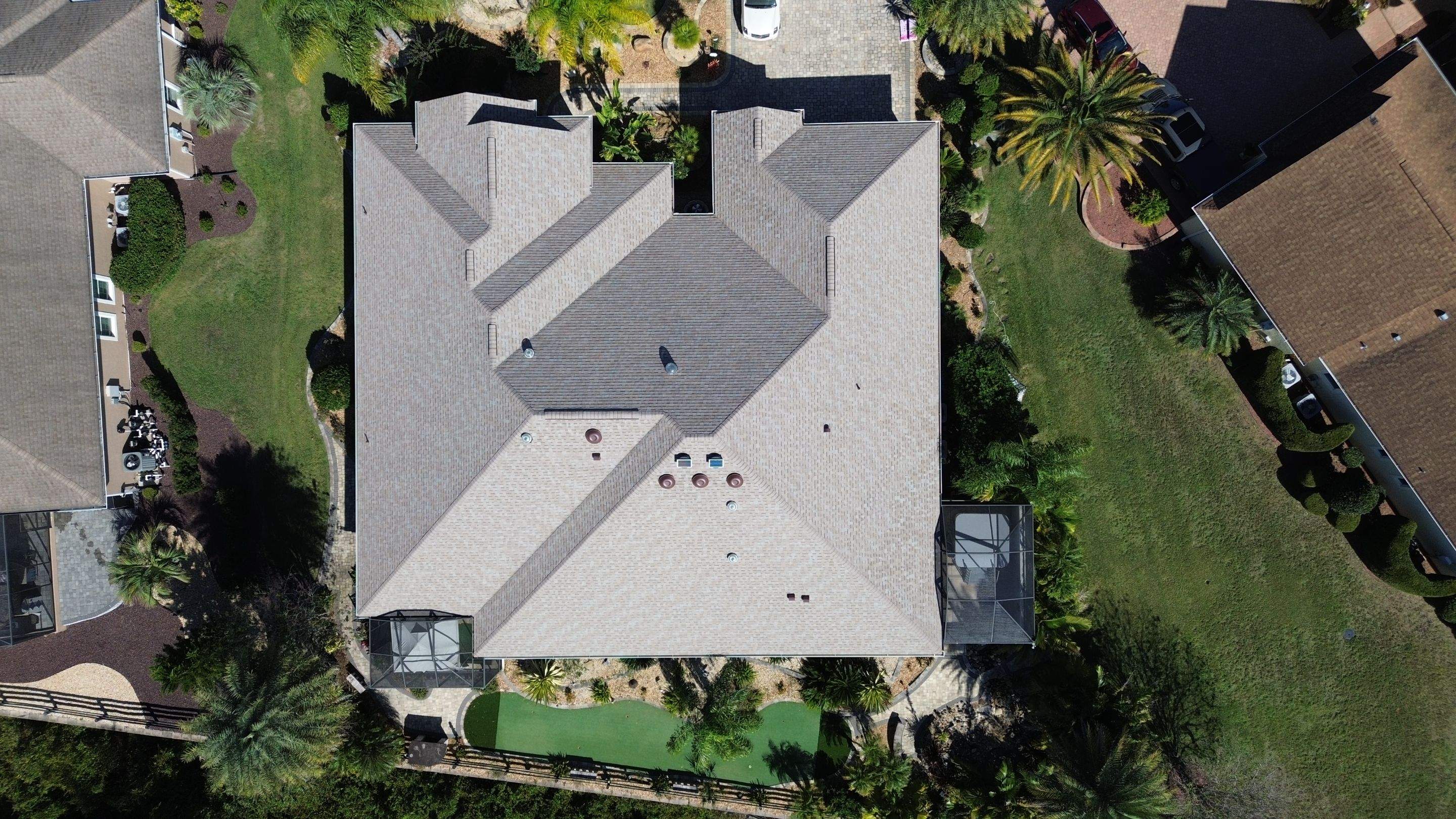 90 SQ shingle install at The Villages, FL by Brehm Roofing