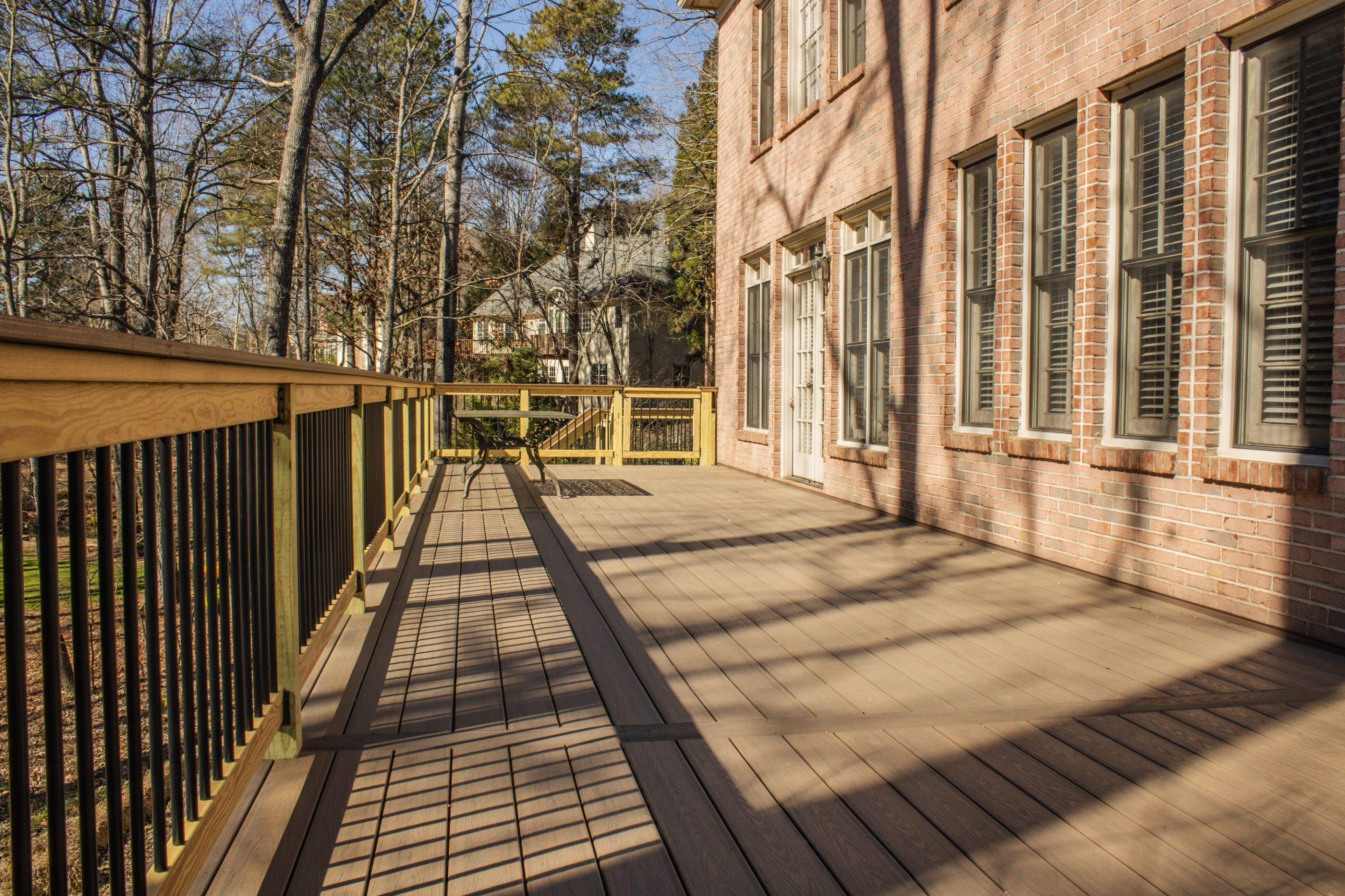Deck Build using Deckorators Venture Series Decking in Alpharetta, GA by Nelson Exteriors 