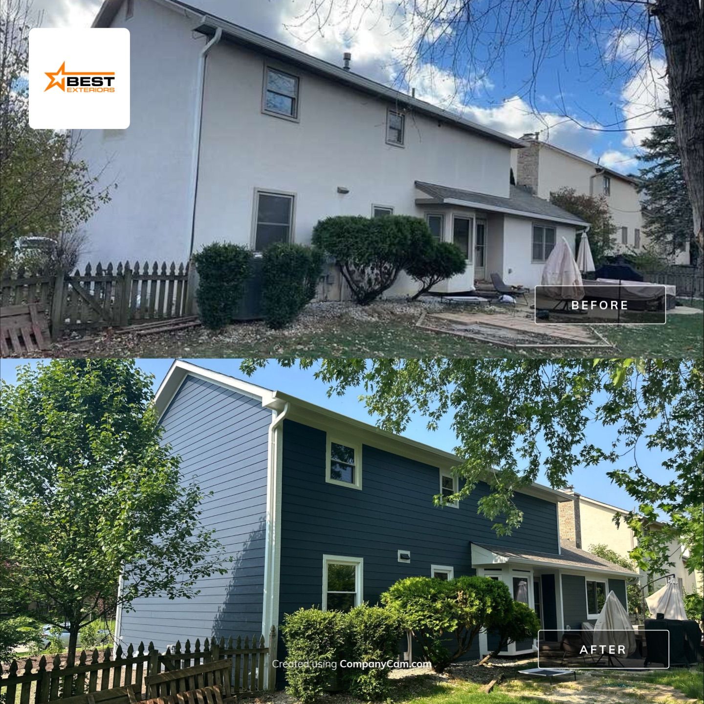 James Hardie Siding Project in Worthington by Best Roofing & Siding Company