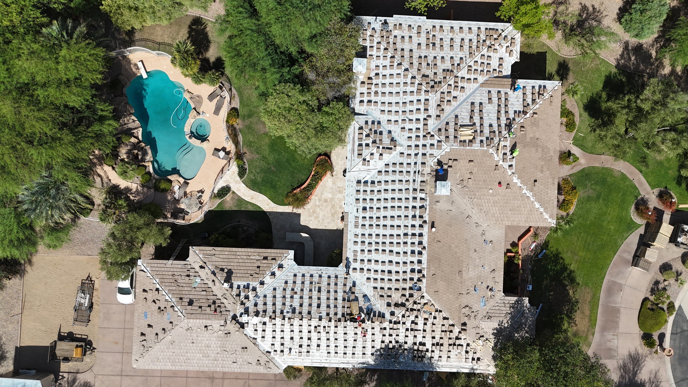 Project in Paradise Valley, AZ by Saint Roofing