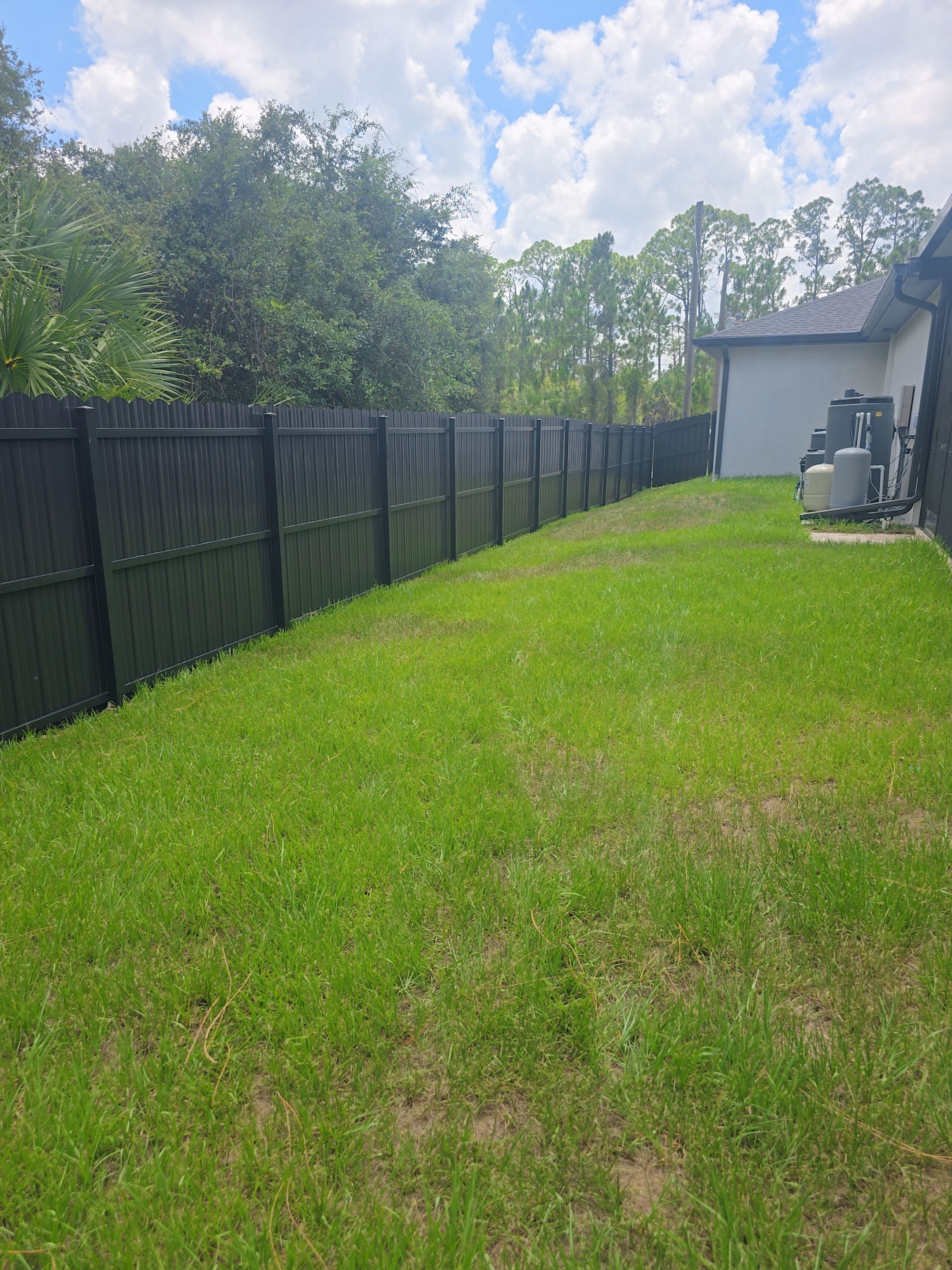 Black Durafence - Privacy Metal Fence Installation in Port Charlotte by True Fence LLC