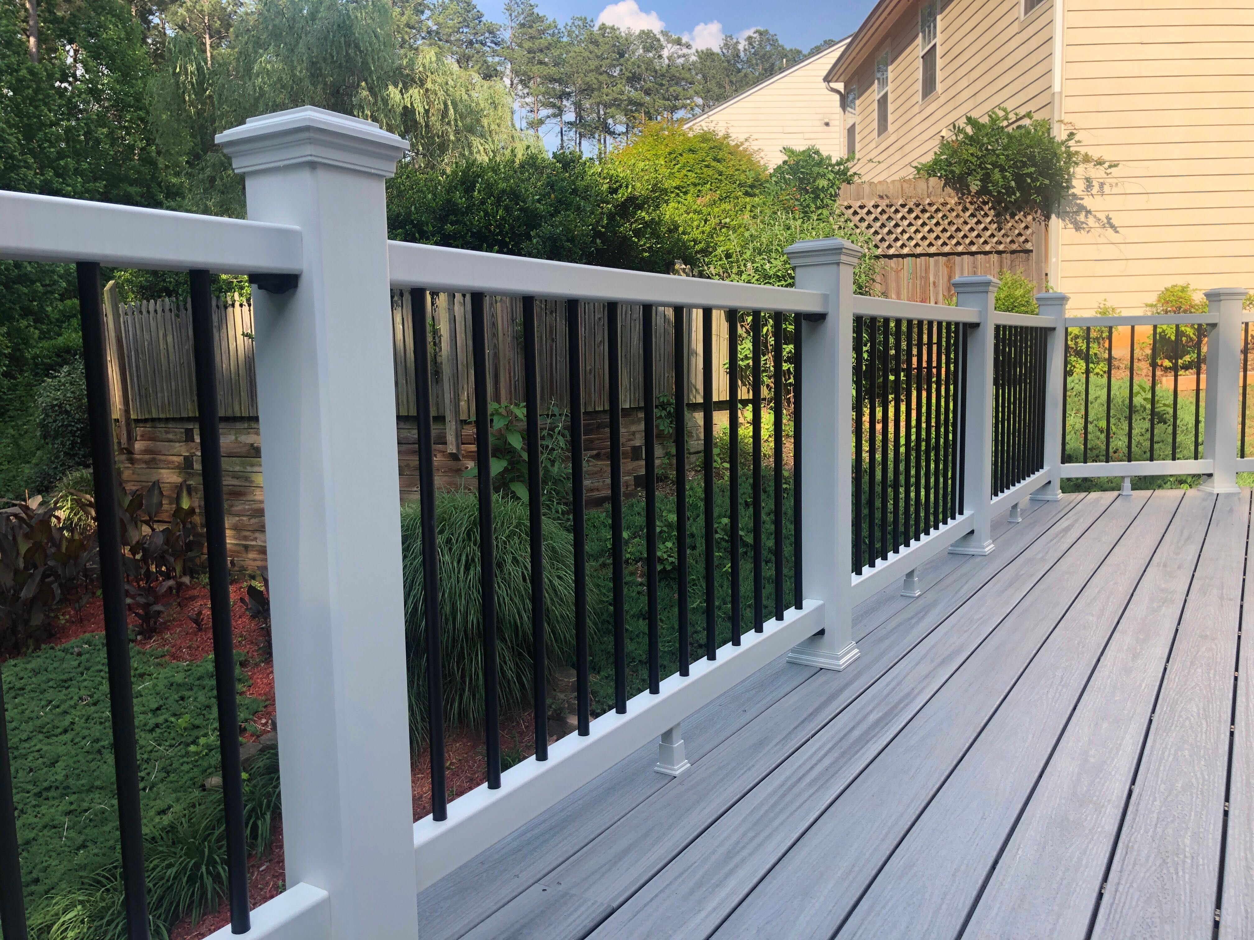 Composite Deck Replacement and Stamped Concrete Patio in Kennesaw by Swift Home Renovations