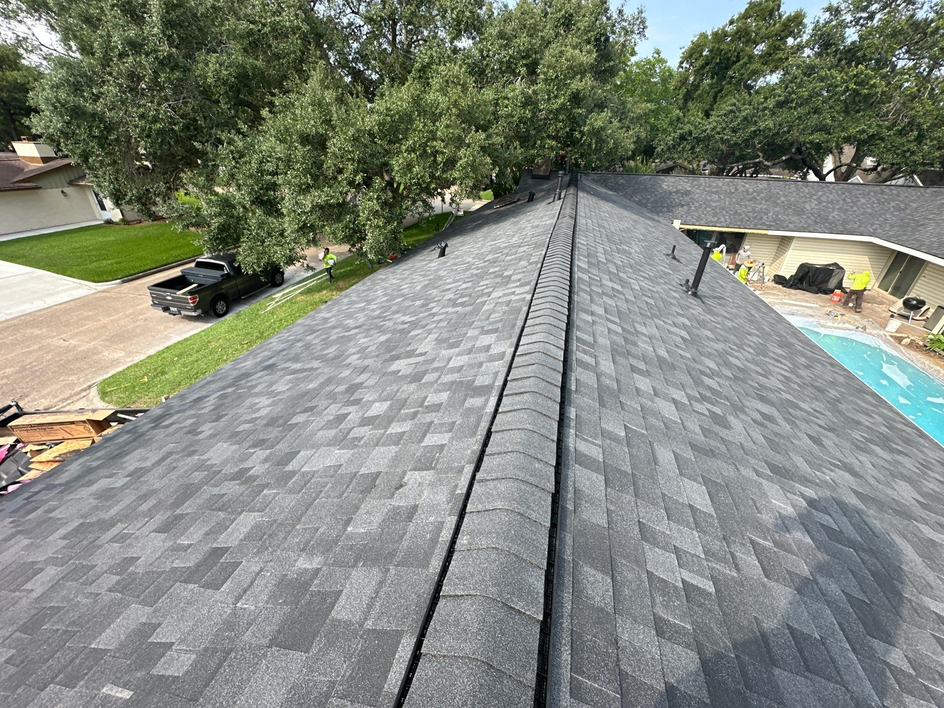 Project in Houston by Motion Roofing