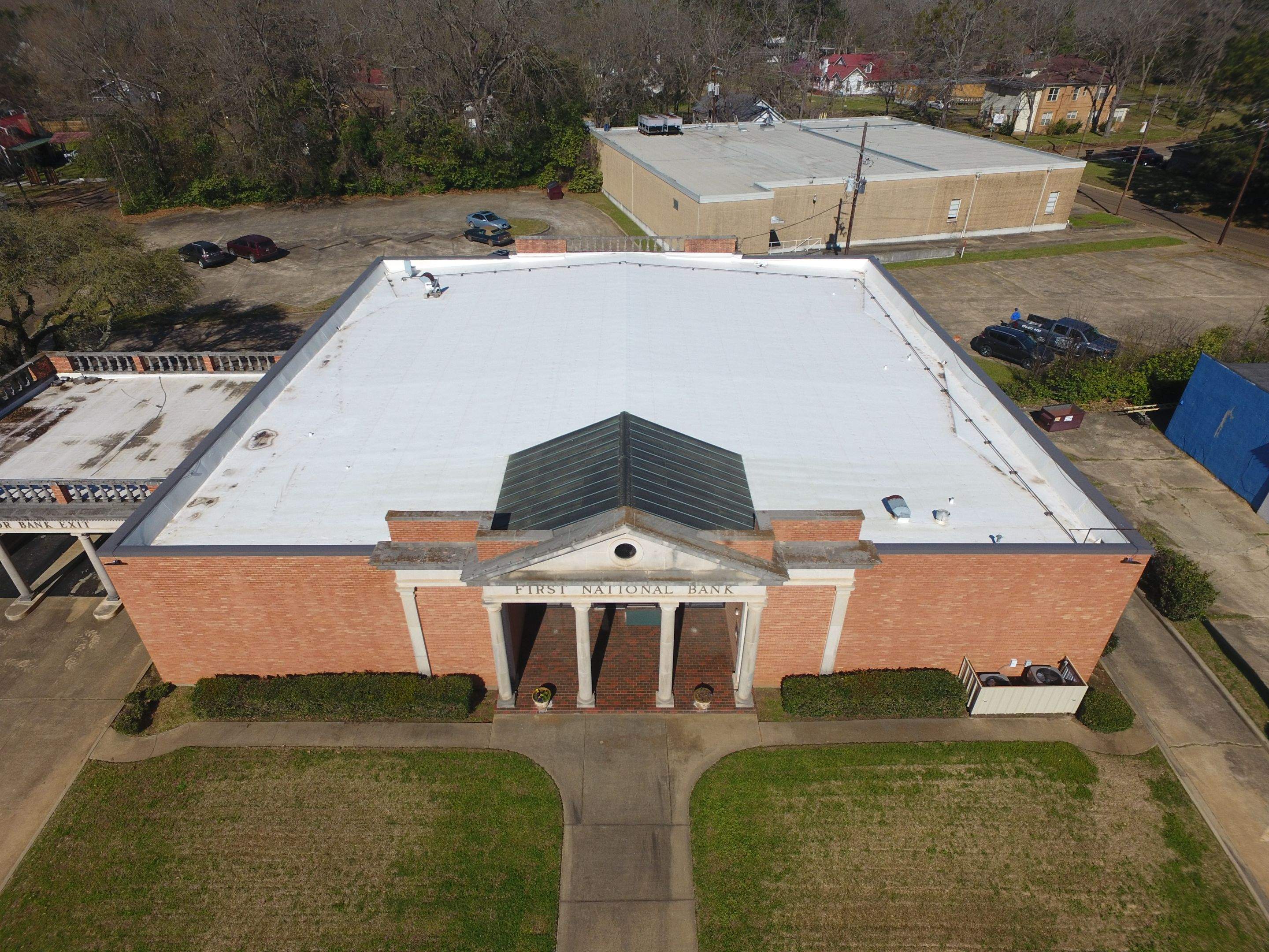 Commercial Roofing Installation using 50 mil PVC by Hostetler Roofing