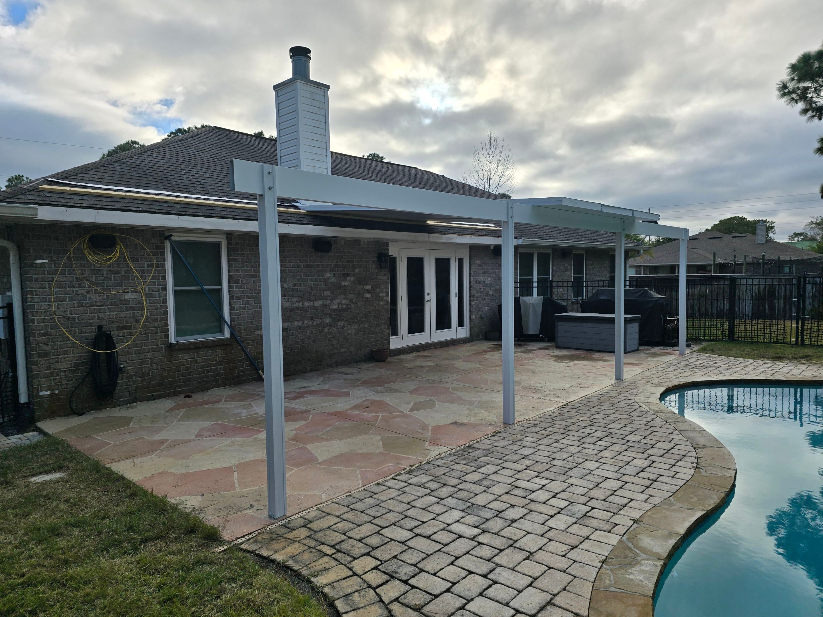 Navarre Poolside Patio Cover by Titan Sunrooms