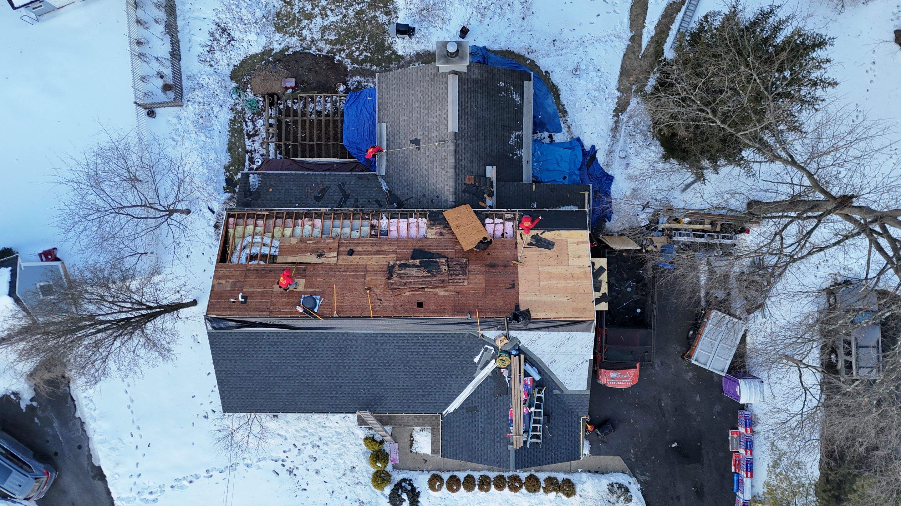 Roof Project in Florham Park, NJ. by All State Home Improvement Inc.