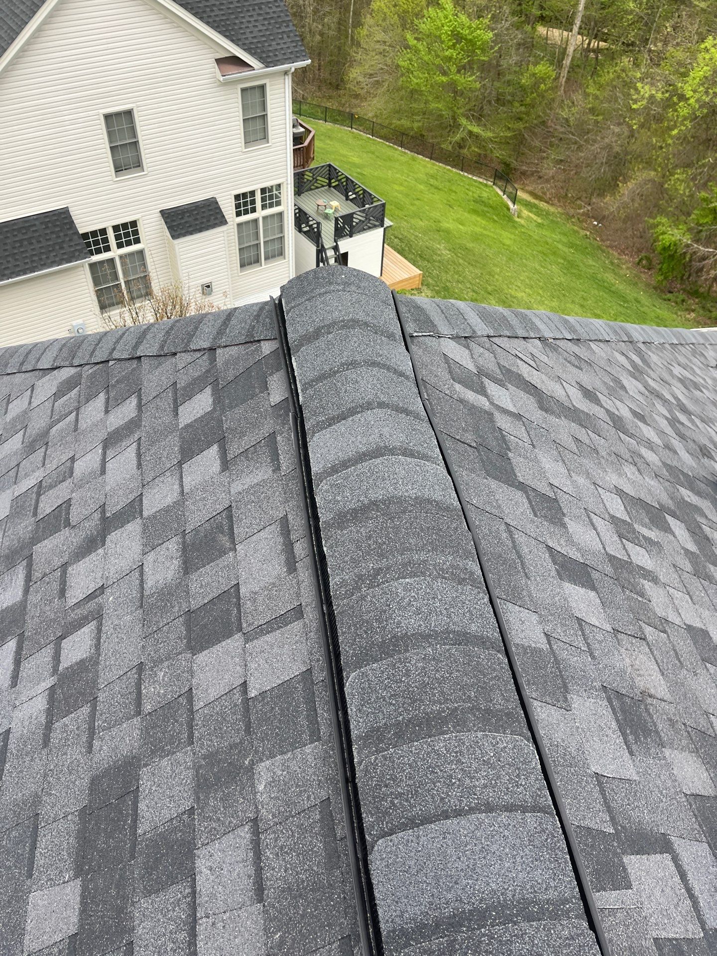 Springfield: CertainTeed Landmark Pro Designer Shingles in Max Def Moire Black by RM Banning, Inc.