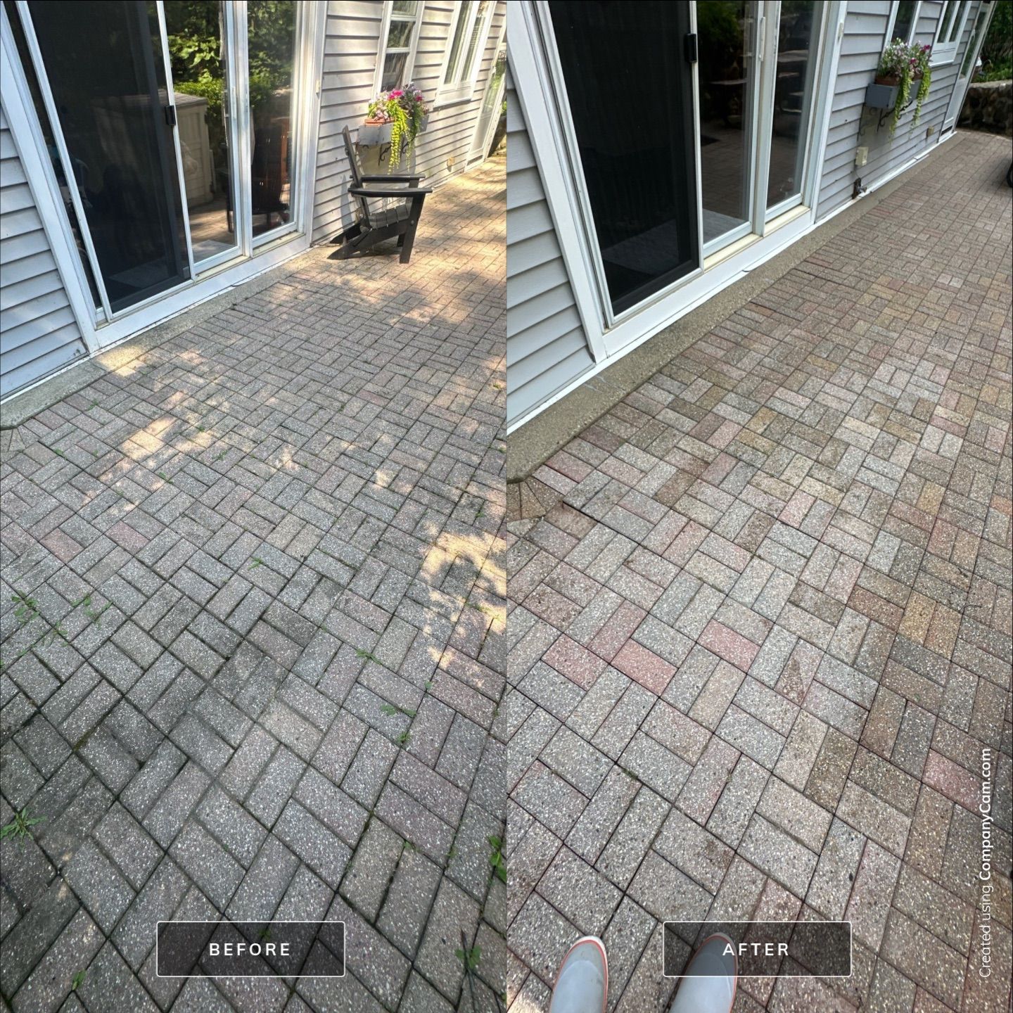 Project in Williams Bay by Simmons Power & Soft Washing