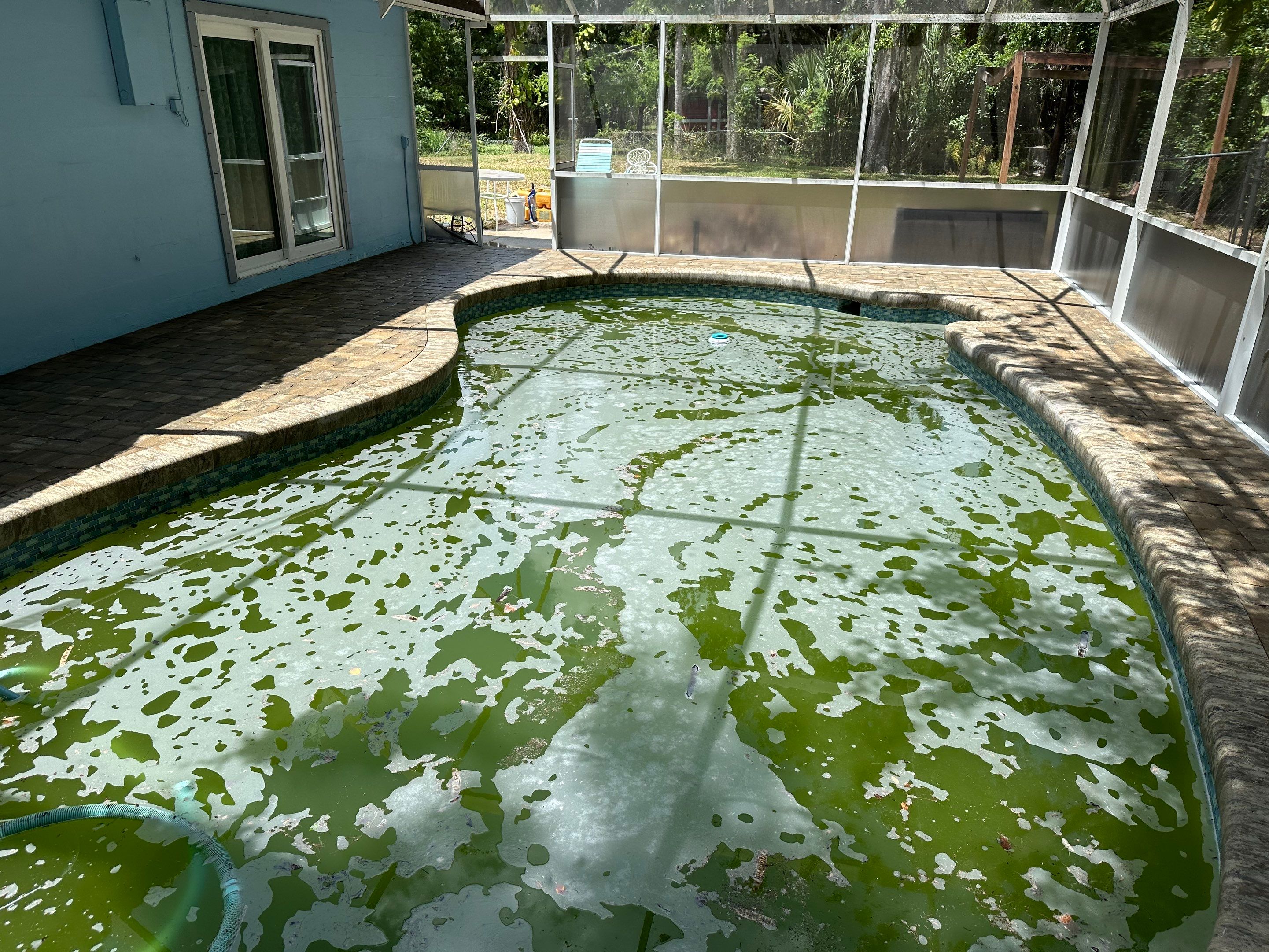 Paver Pool Deck Cleaning in Fair Oaks, Bradenton, FL | Sunshine AquaWash by Sunshine AquaWash