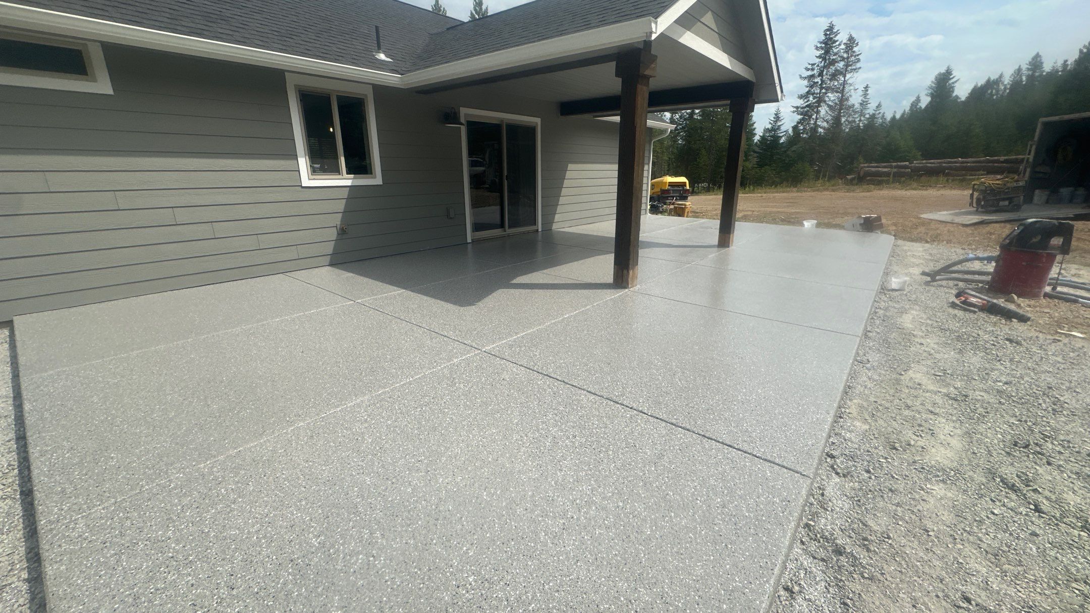 Patio Transformation using Shale Hybrid by Croc Coatings, LLC