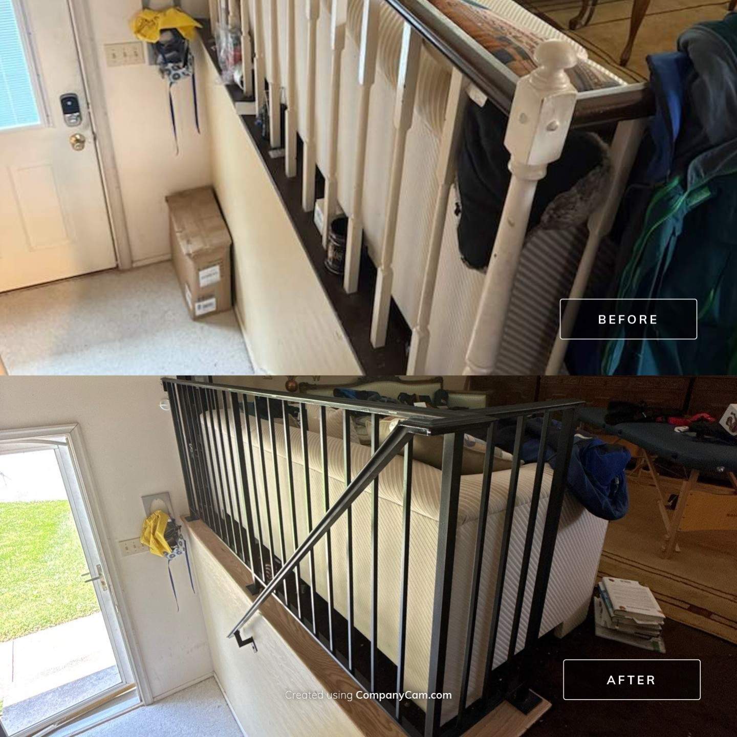 Traditional Interior Iron Railings & Handrails – Residential Interior – Gaithersburg, MD by Capitol Iron Works