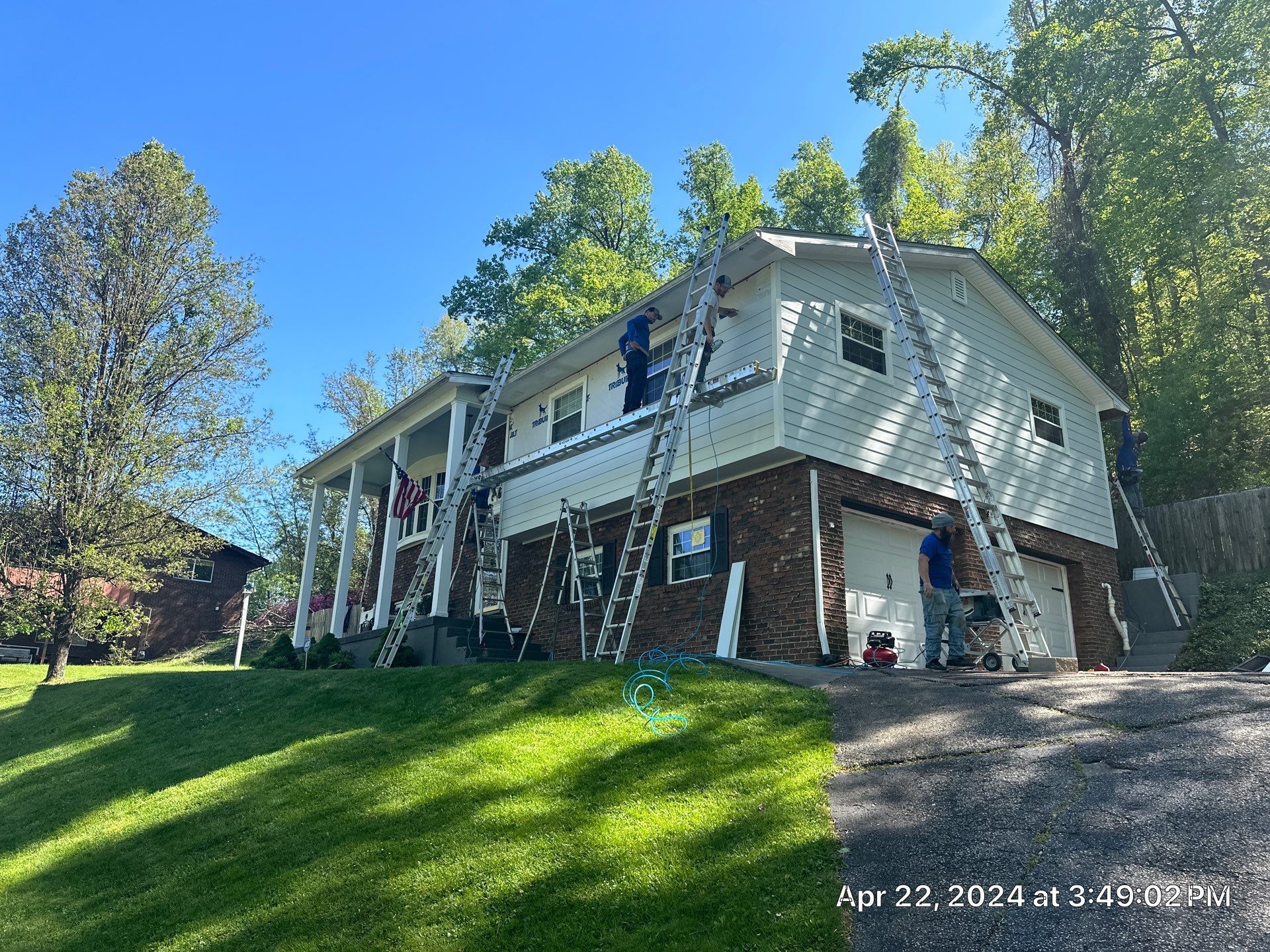 Siding Installation using James Hardie by Fahey Roofing + Contracting