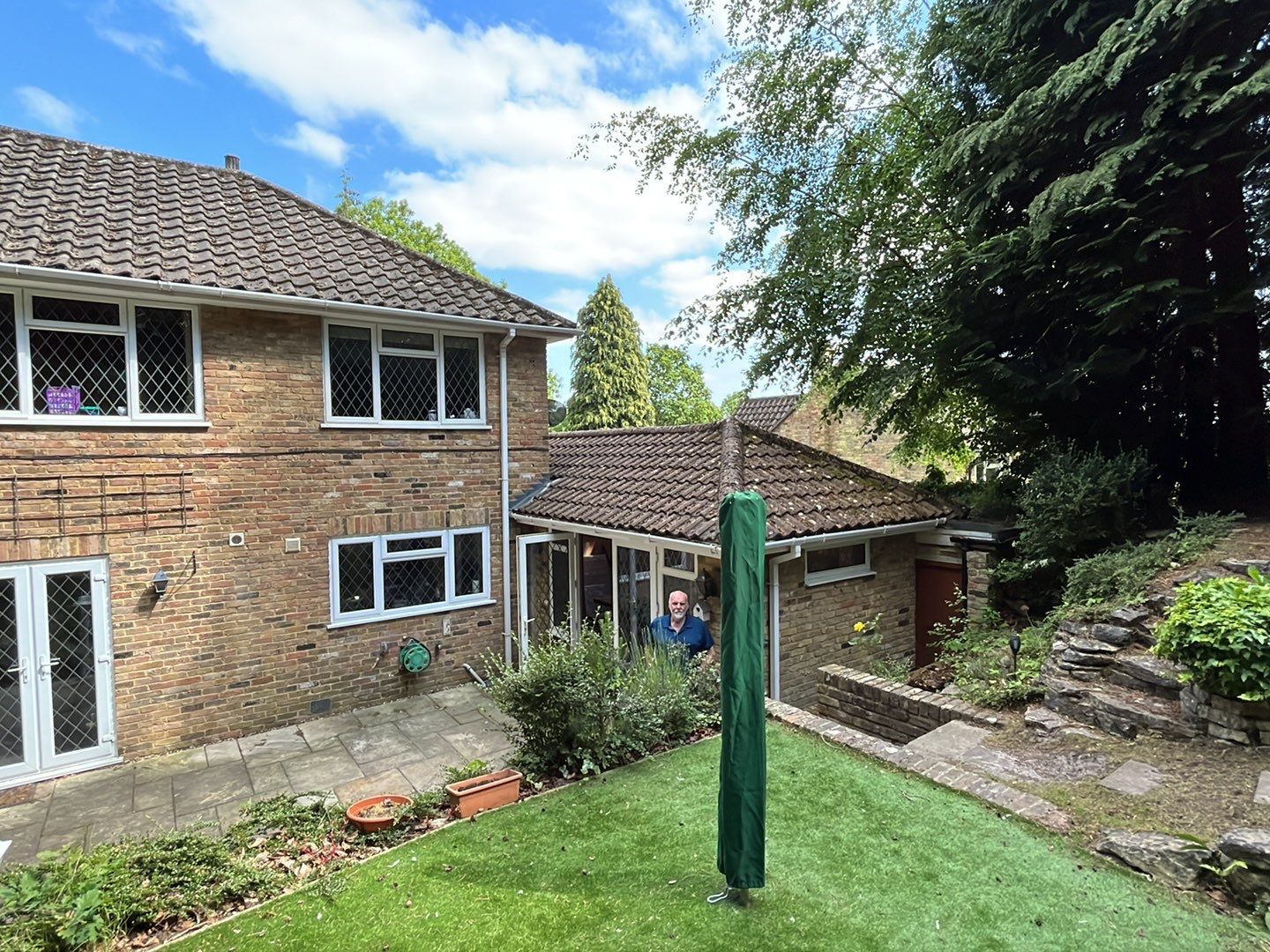 Roof - Patio - Driveway Clean using Honda 15lpm Low Pressure Washing Machine by Ges Exterior Cleaning ltd