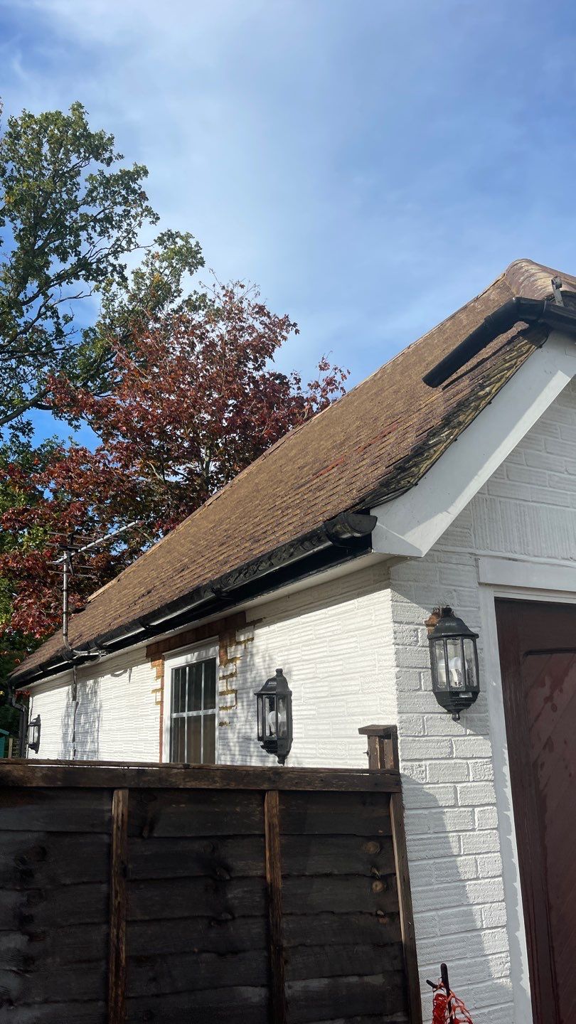 Garage Roof Clean using Honda 15lpm Low Pressure Washing Machine by Ges Exterior Cleaning ltd