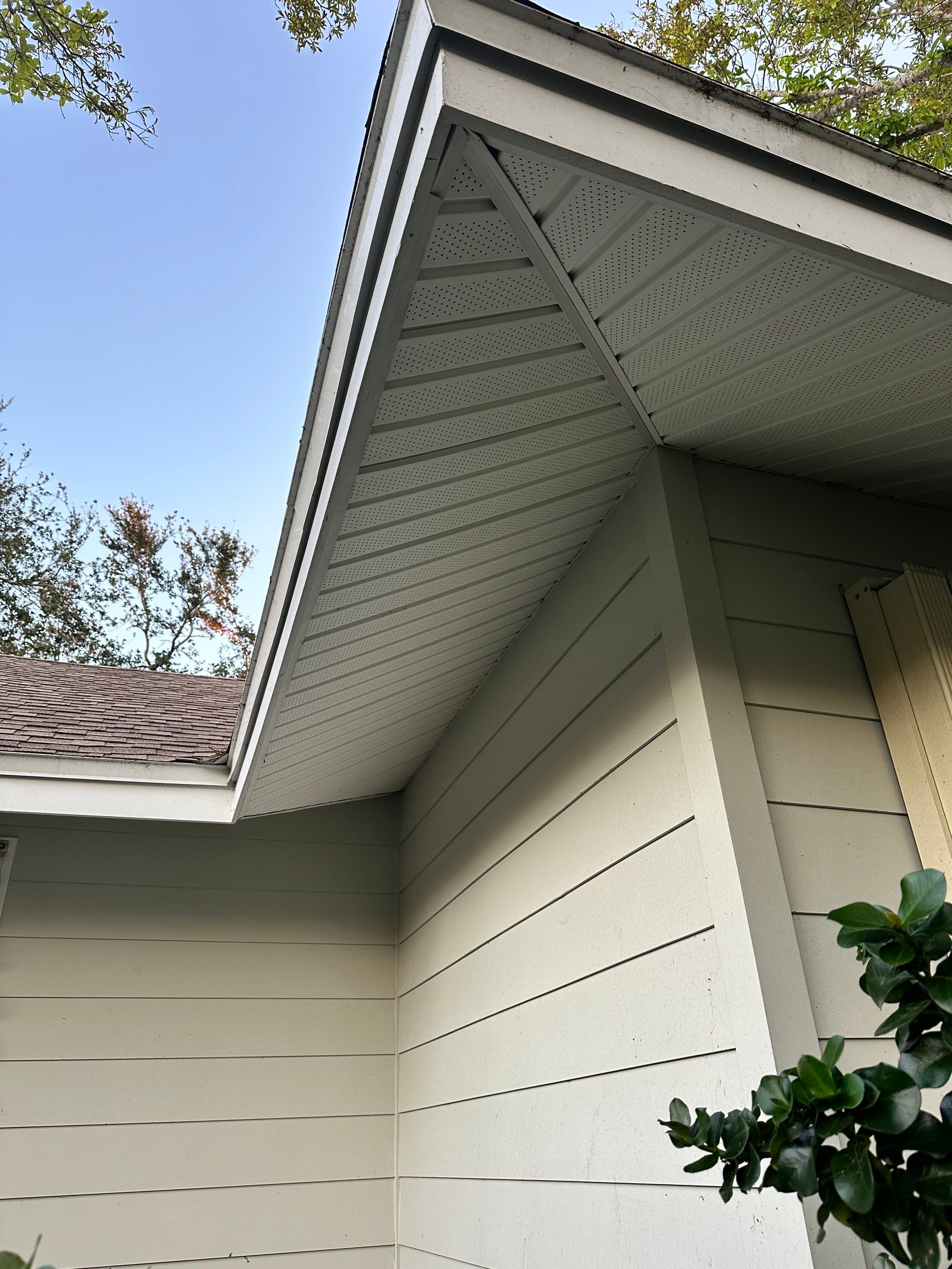 Replace All Soffit in the House in Sarasota FL by Gutter Professors