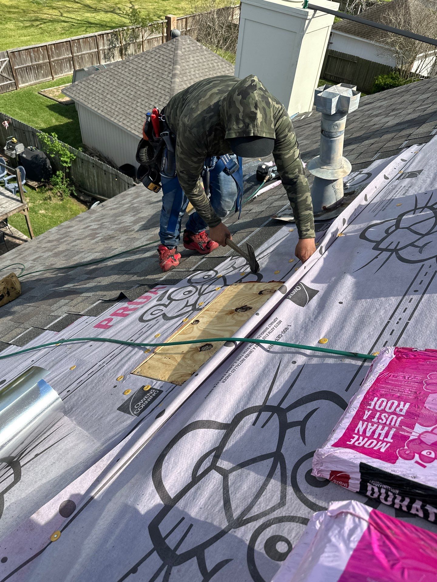 Project in Sugar Land by Motion Roofing