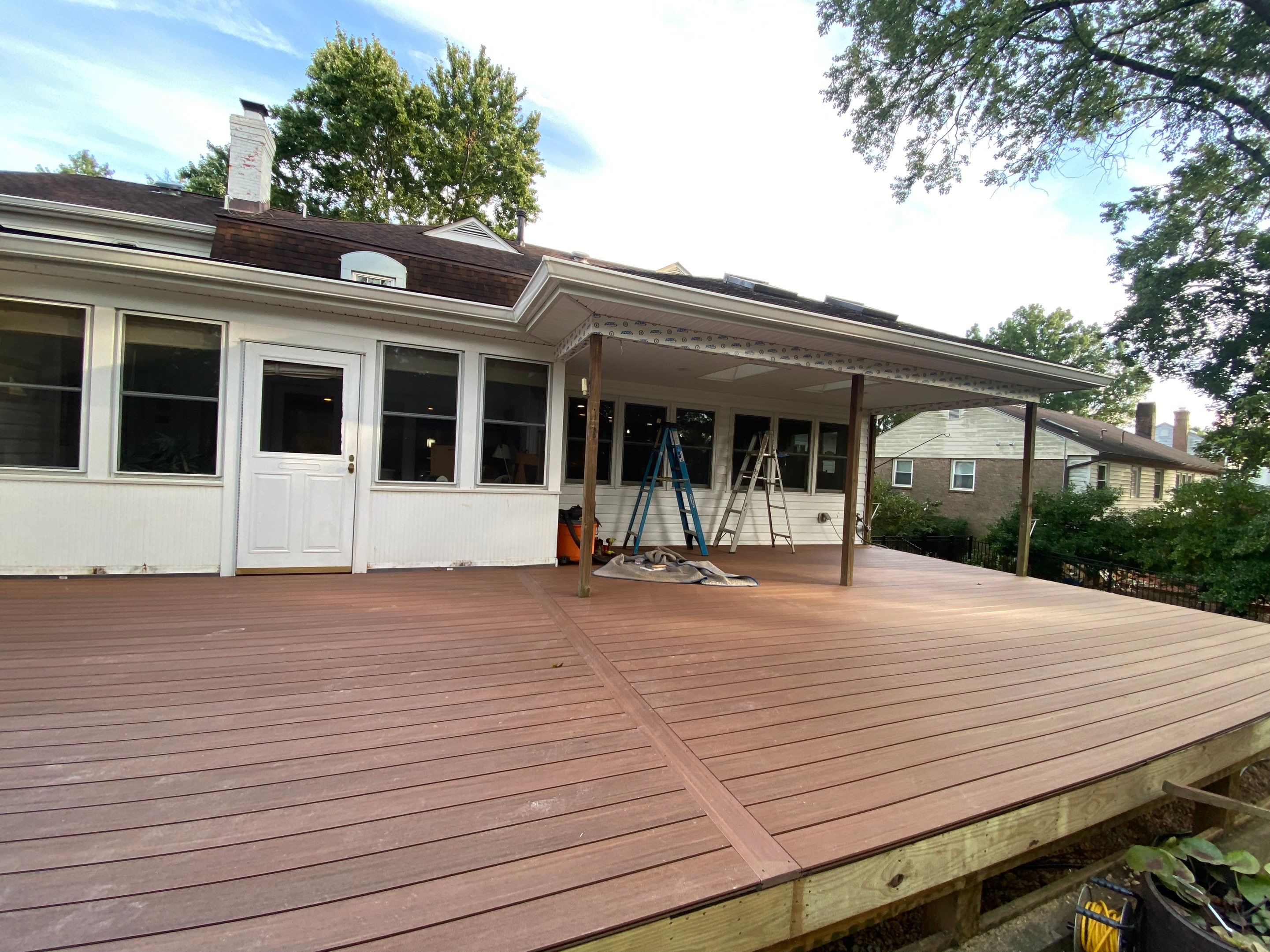 Deck Transformation using Timbertech & Azek by The Smet Companies, LLC