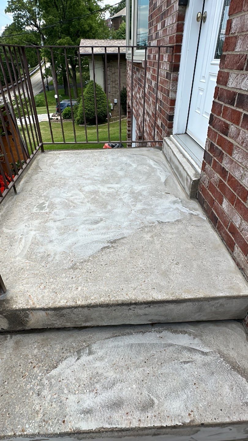 Porch + Steps Project in North Huntingdon by Floors in a Day, Inc