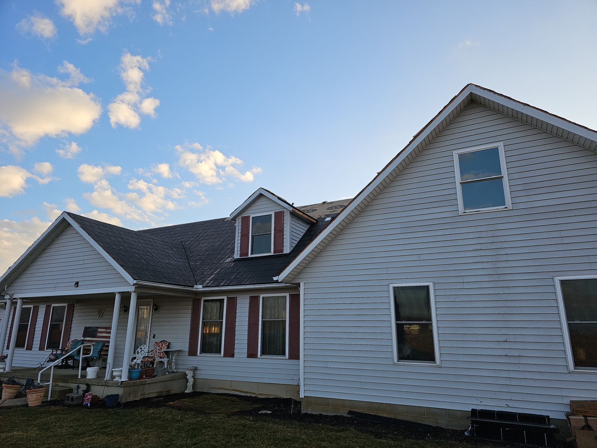 Residential Roofing Installation using Metstar Slate Plus Smooth Black by Nitro Roofing and Construction