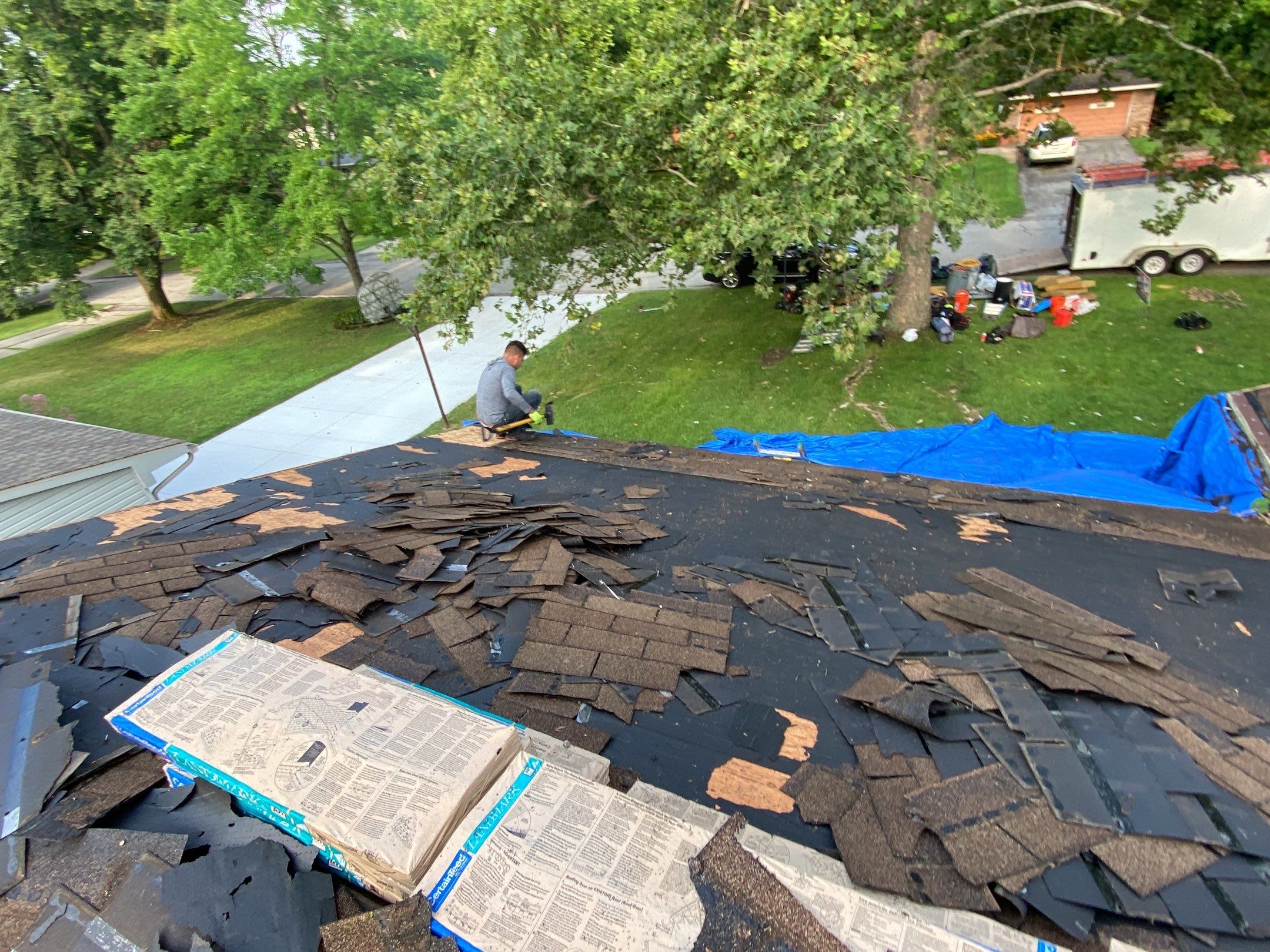 Roof Replacement using CertainTeed Landmark by 180 Contractors