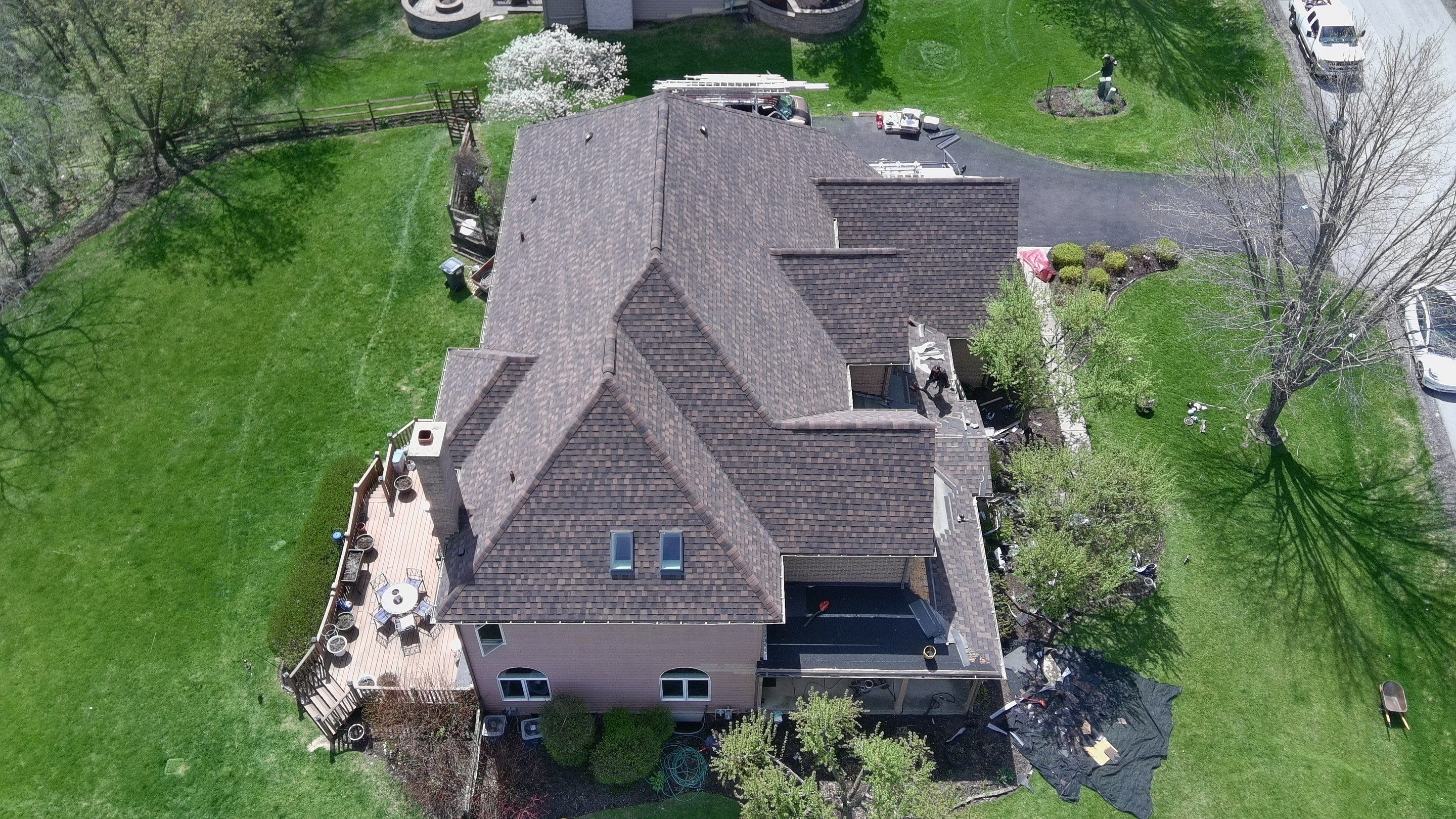 Re-roof: IKO Nordic in Shadow Brown by Midwest Building Solutions