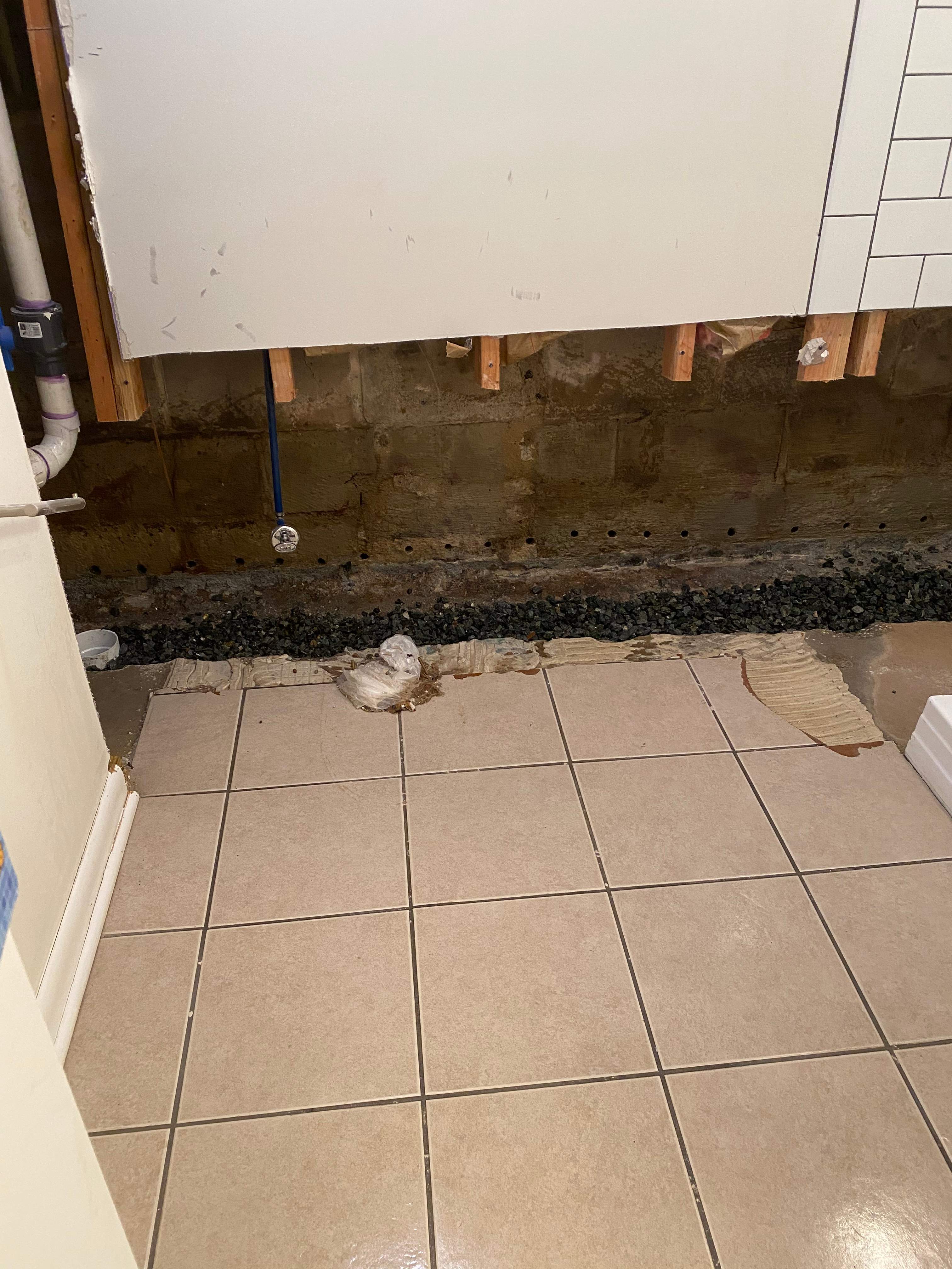 Interior French Drain Job in West Orange, NJ by Pure Service Pro, LLC 