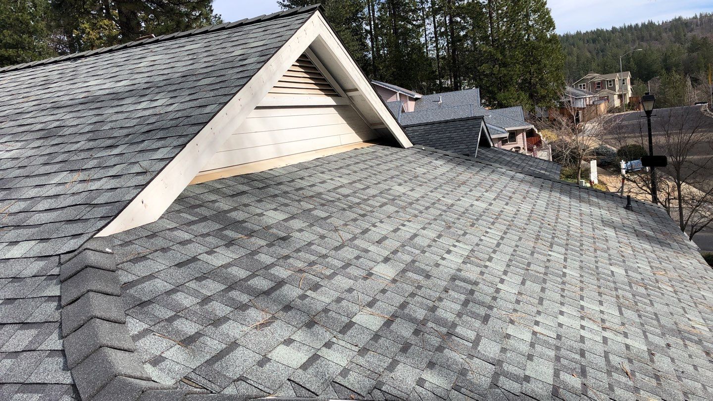 Attic Insulation, Roofing, and Solar for this in-town home by Byers Enterprises 