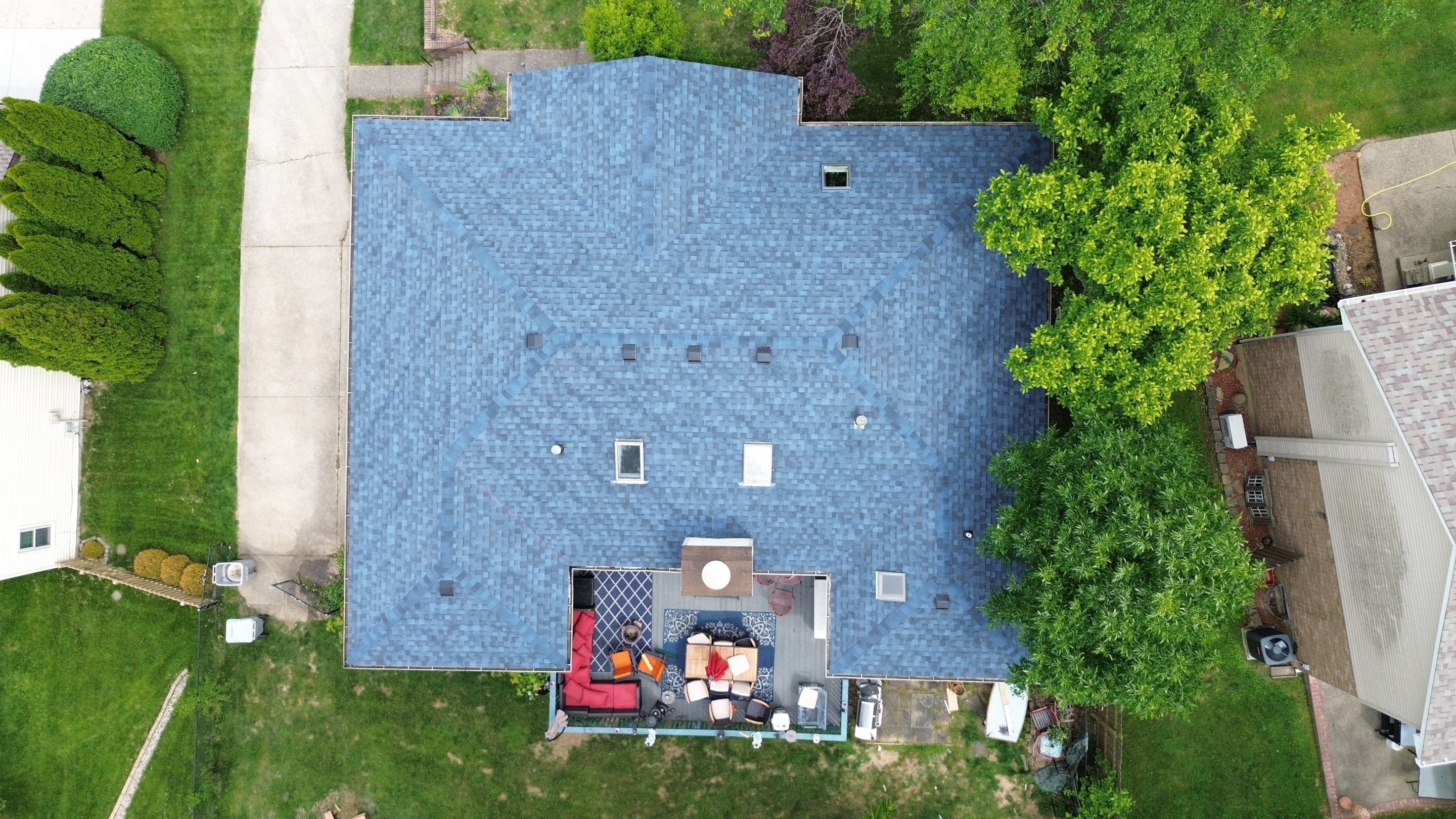 Project in New Albany by Moss Roofing