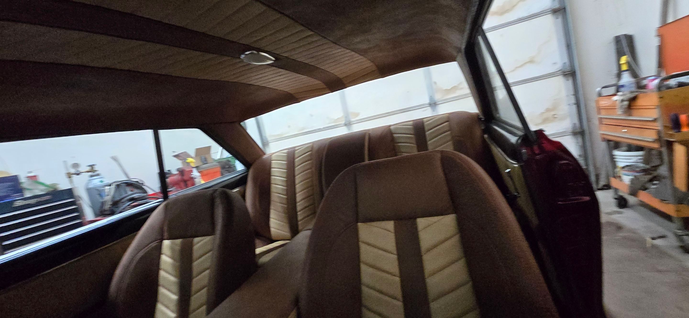 1963 Nova SS Custom Leather Interior  by Rocky Mountain Upholstery Co