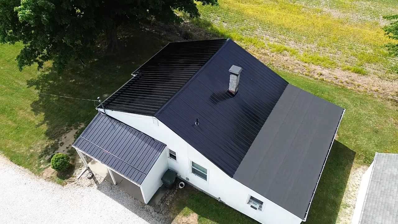 Alpha Rib, Color, Black by Eagle Eye Roofing